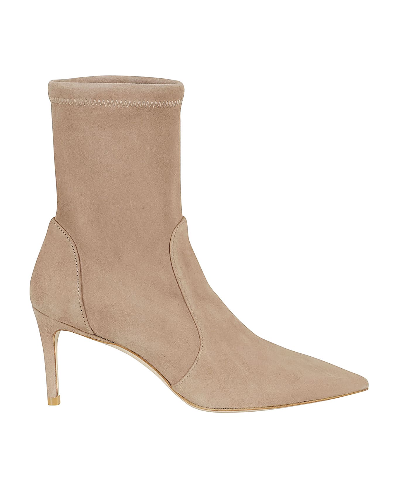 Stuart Weitzman Stuart 75 Stretch Bootie - Cashmere