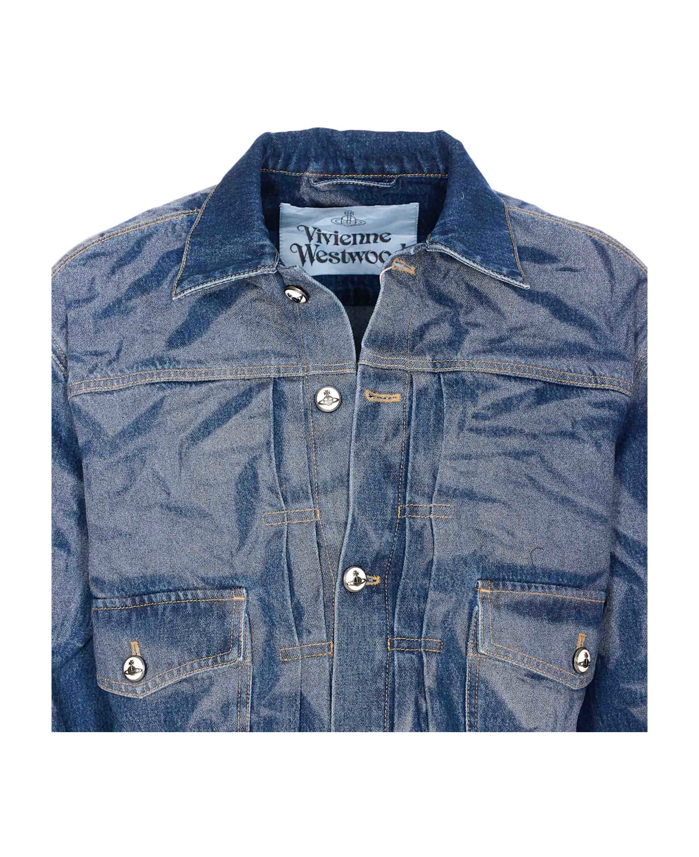 Vivienne Westwood Marlene Denim Jacket - Blue