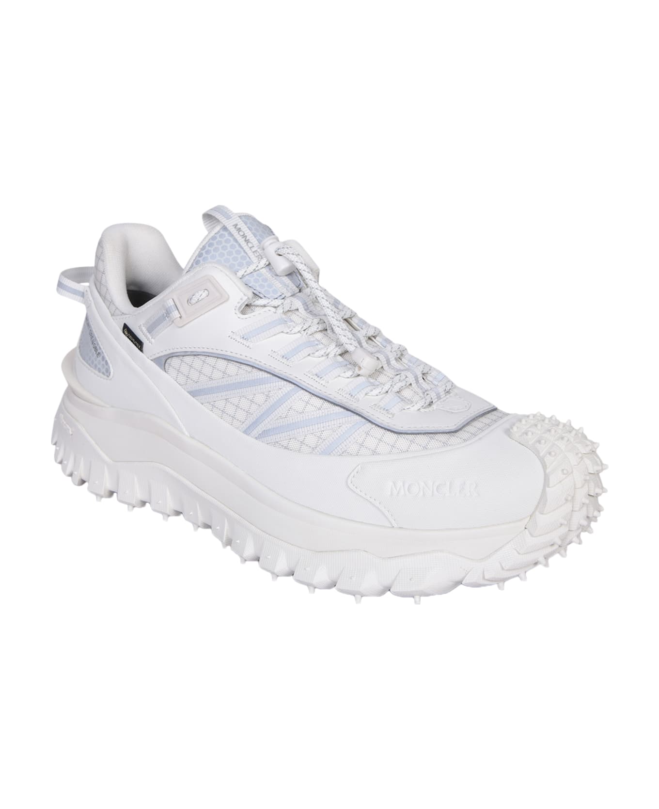 Moncler White Trailgrip Gtx Sneakers - White