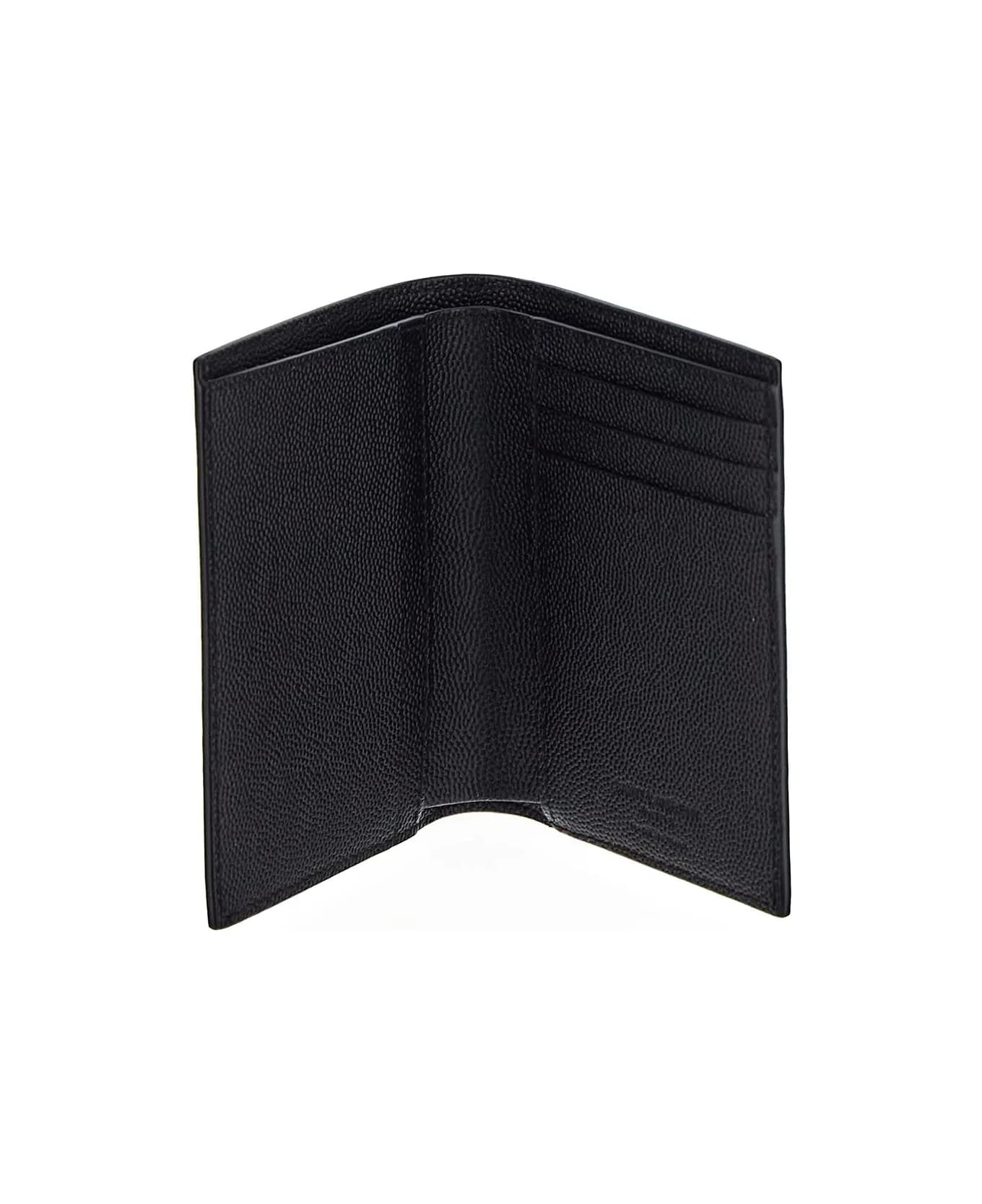 Saint Laurent Paris Credit Card Wallet - Nero
