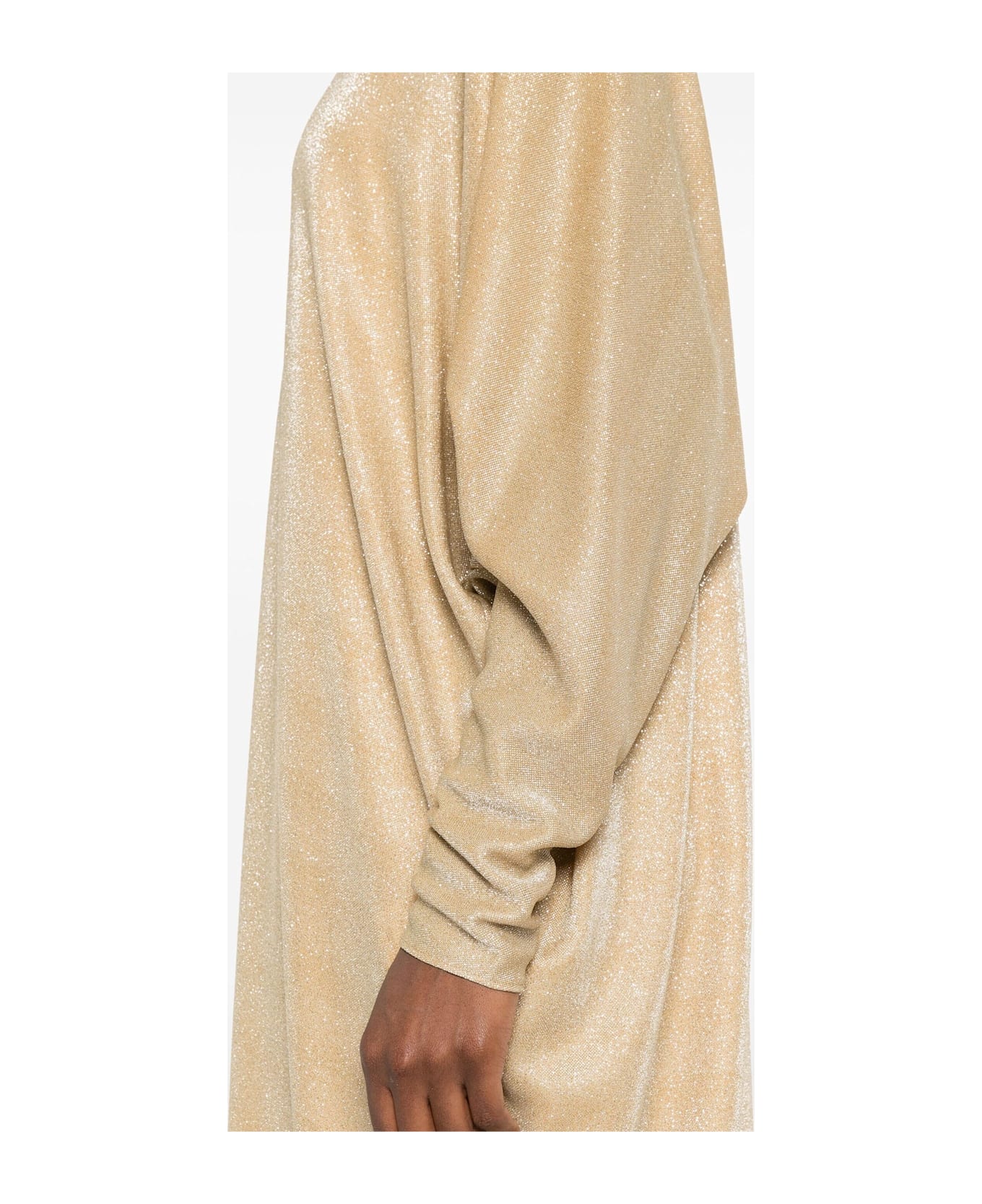 Lanvin Caftan V Neck Lurex - Sand