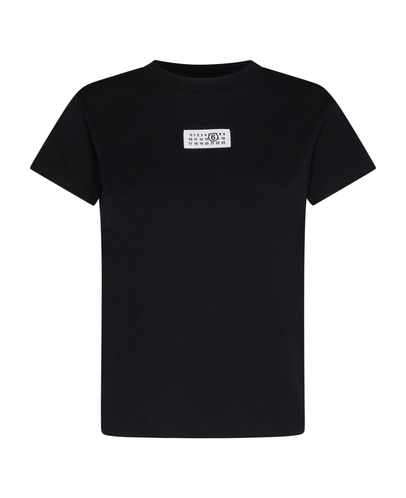 MM6 Maison Margiela Jersey T-shirt - Black