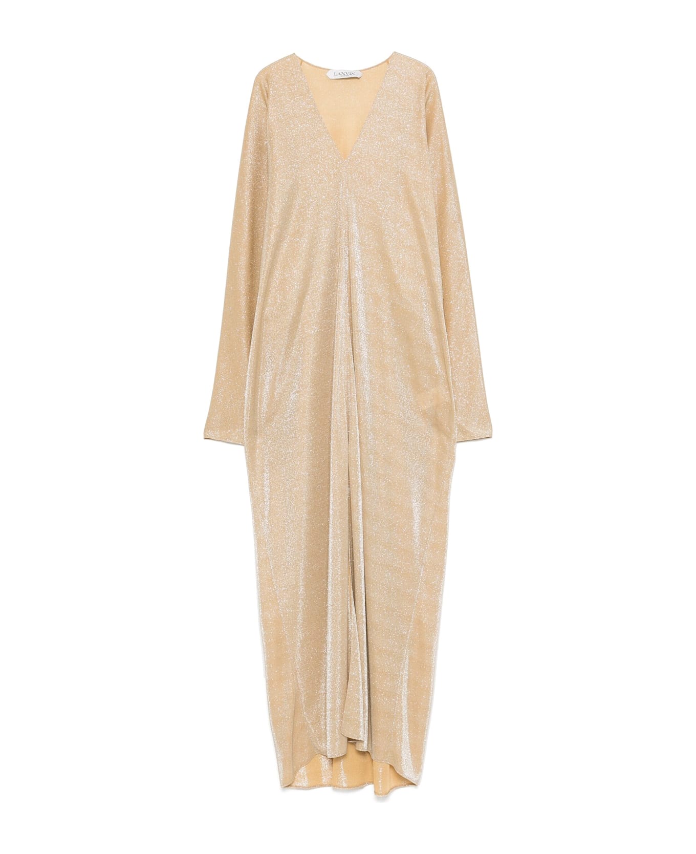 Lanvin Caftan V Neck Lurex - Sand