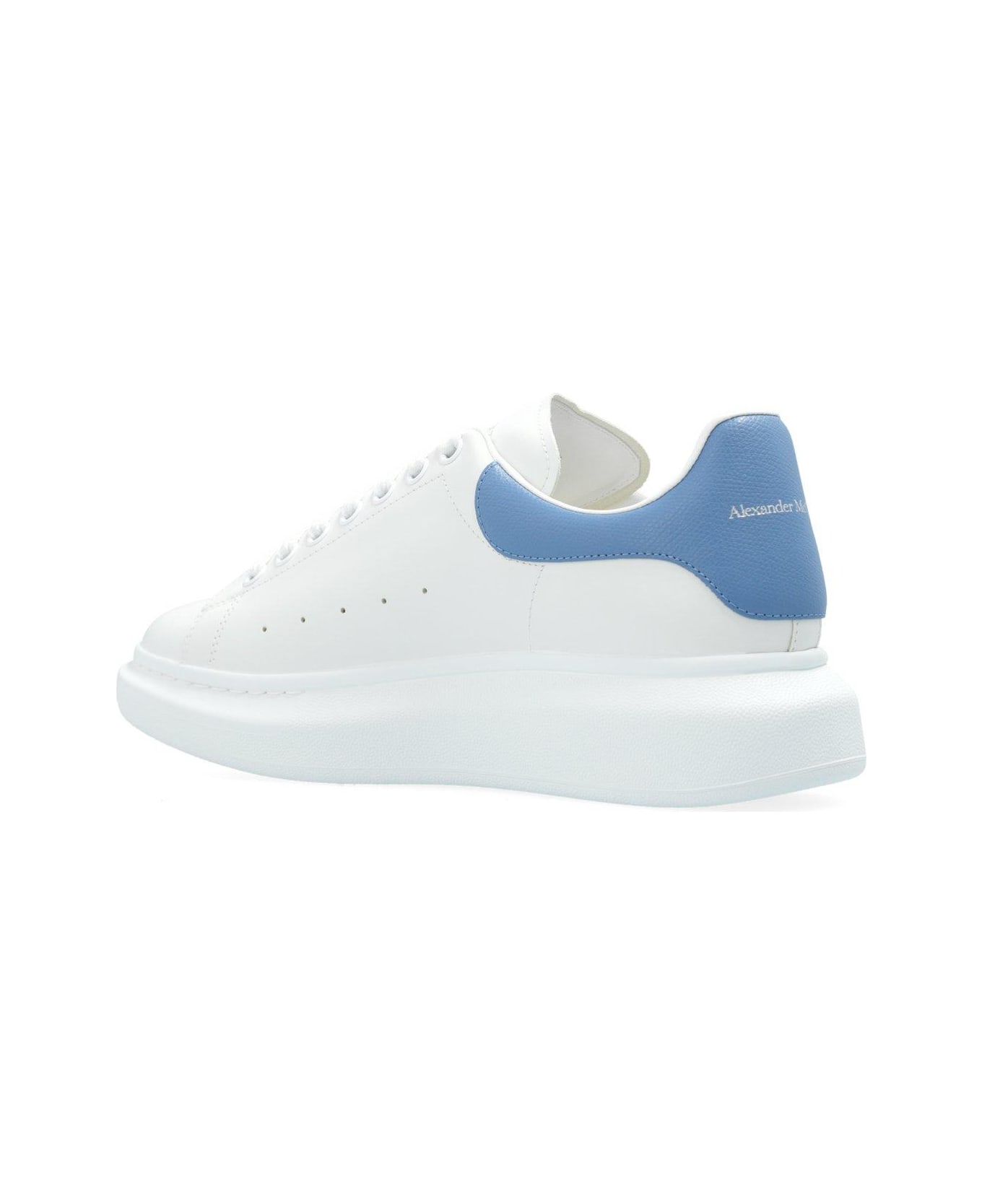 Alexander McQueen Low-top Round-toe Sneakers - White