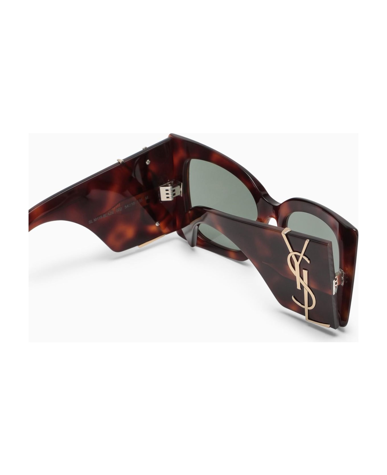 Saint Laurent Ysl Sl M119 Blaze Glasses - Hav Green