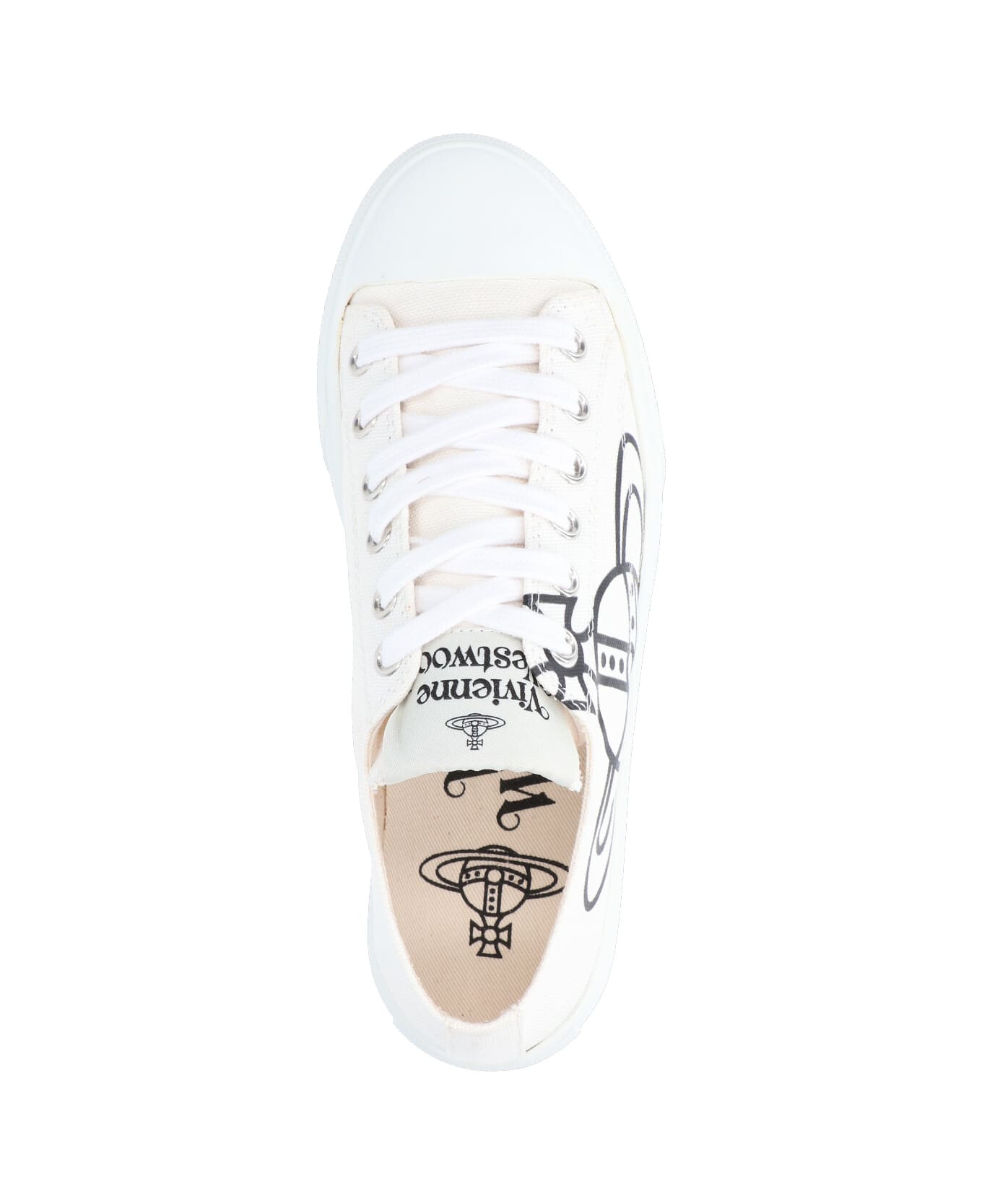 Vivienne Westwood "plimsoll 2.0" Low-top Sneakers - White