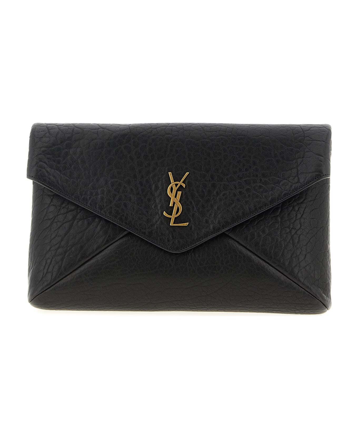 Saint Laurent 
envelope
 Large Clutch Bag - Black  