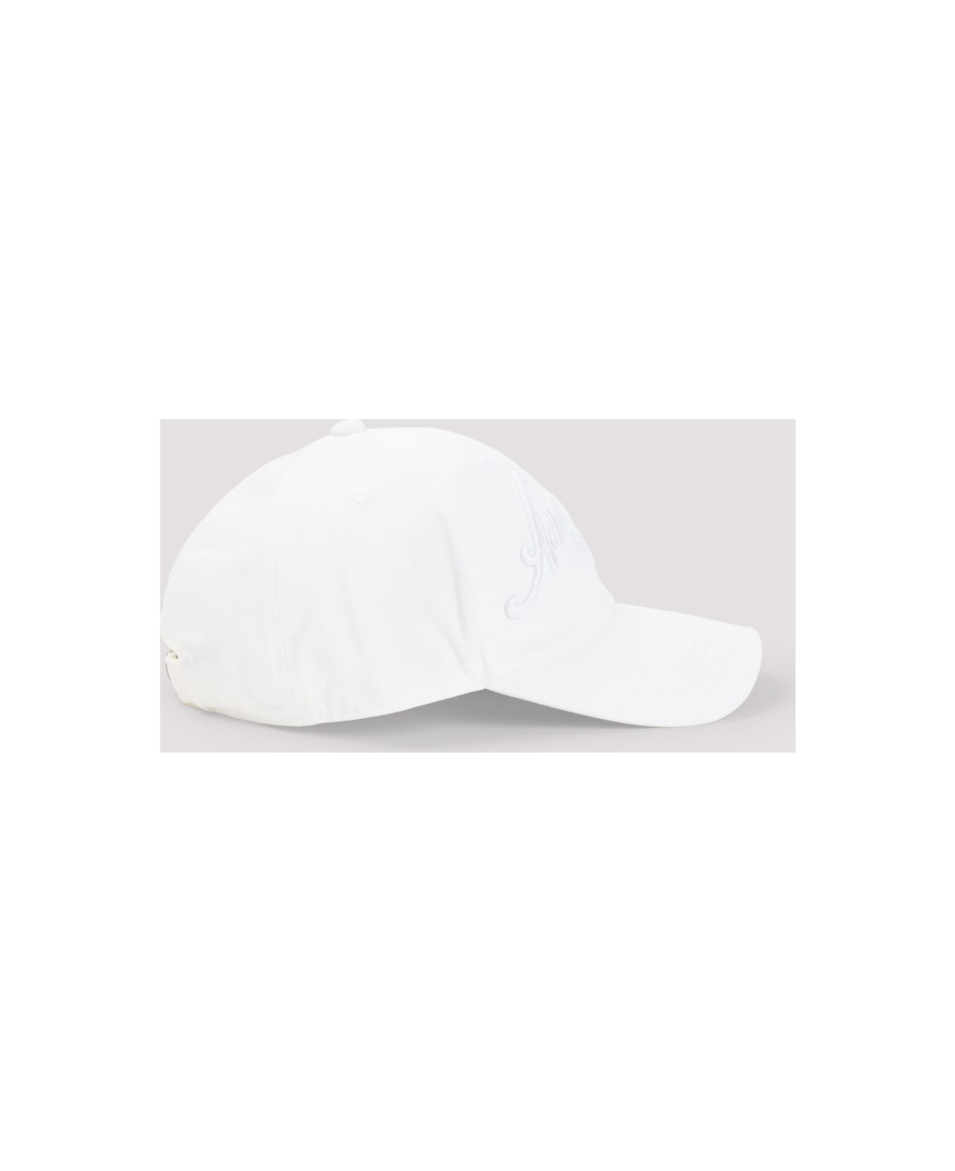 Acne Studios Embroidery Baseball Cap - White
