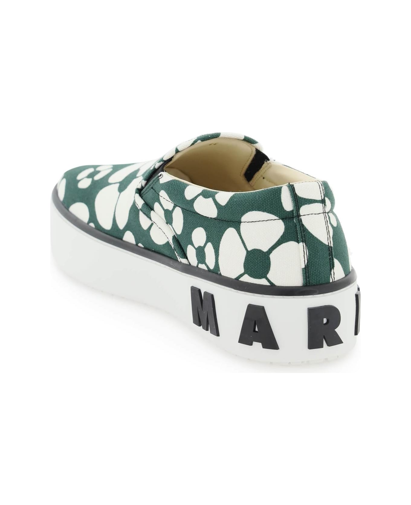 Marni Slip-on Sneakers - FOREST GREEN STONE WHITE (Green) スニーカー