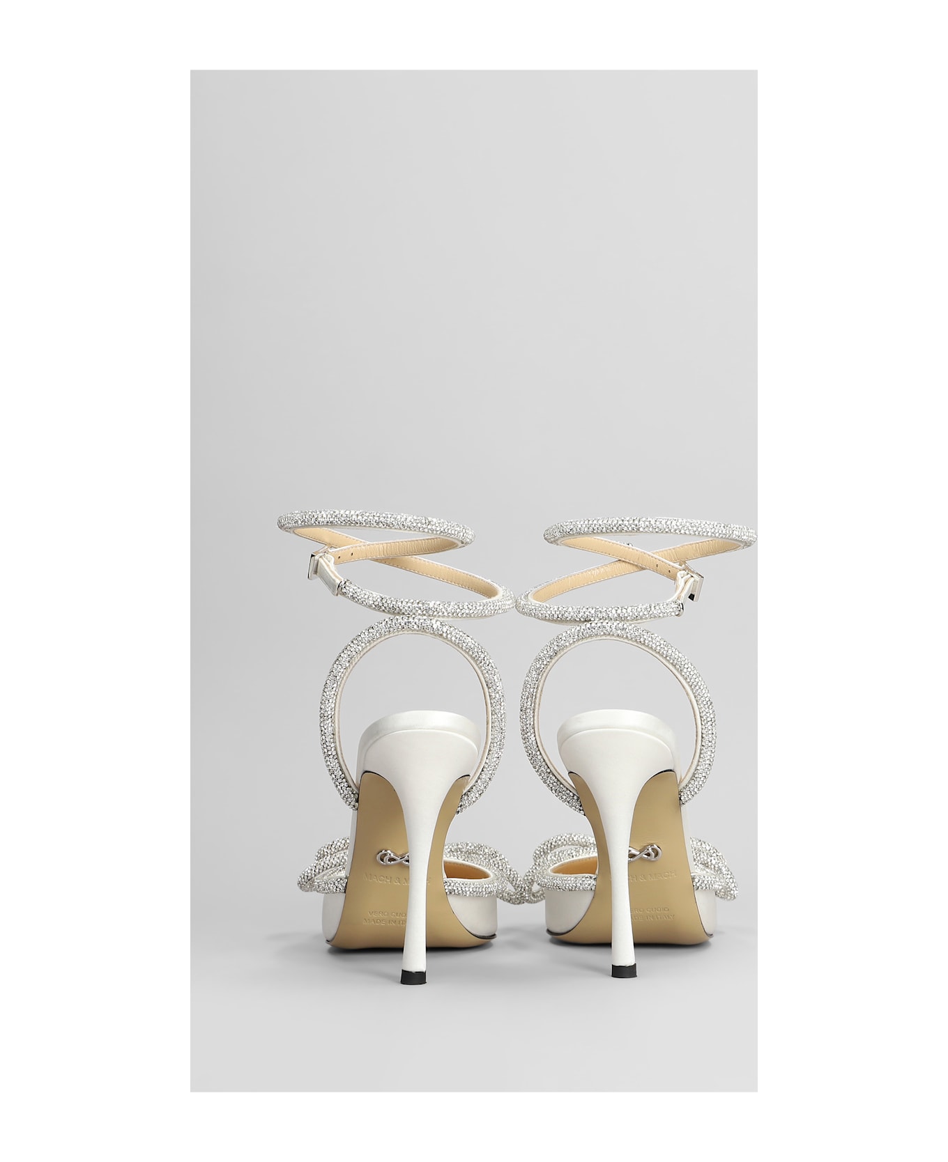 Mach 
Mach Pumps In White Silk - white