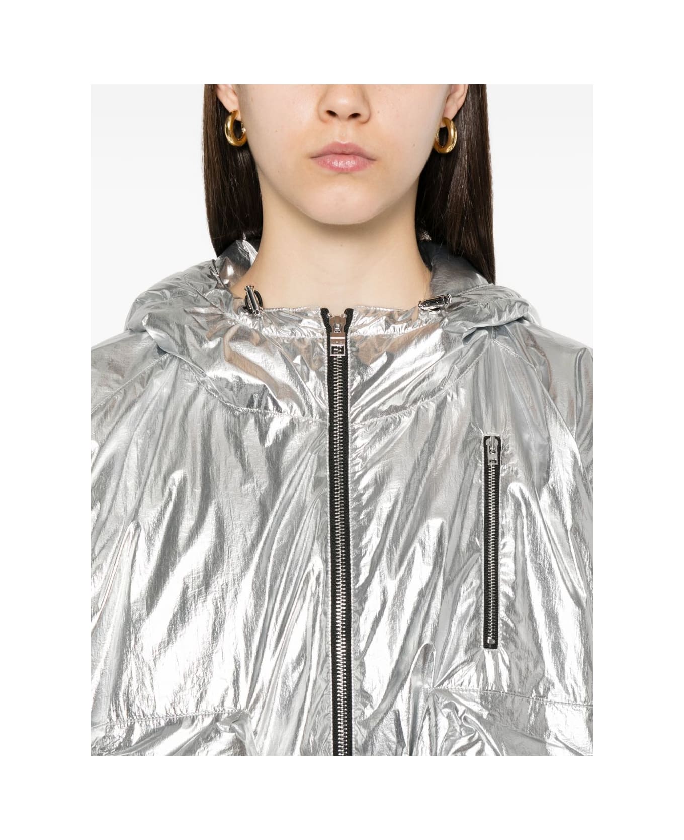 IRO Gonie Hooded Jacket - Silver