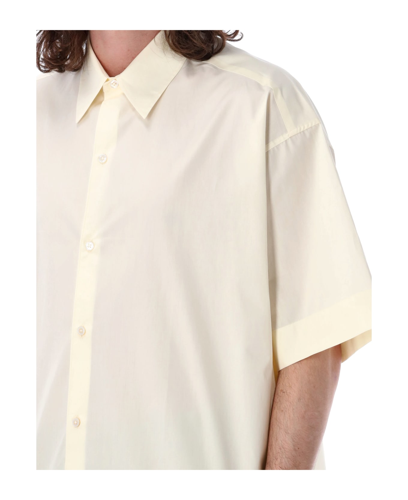 Studio Nicholson Sorono Short Sleeves Shirt - PARCHMENT シャツ