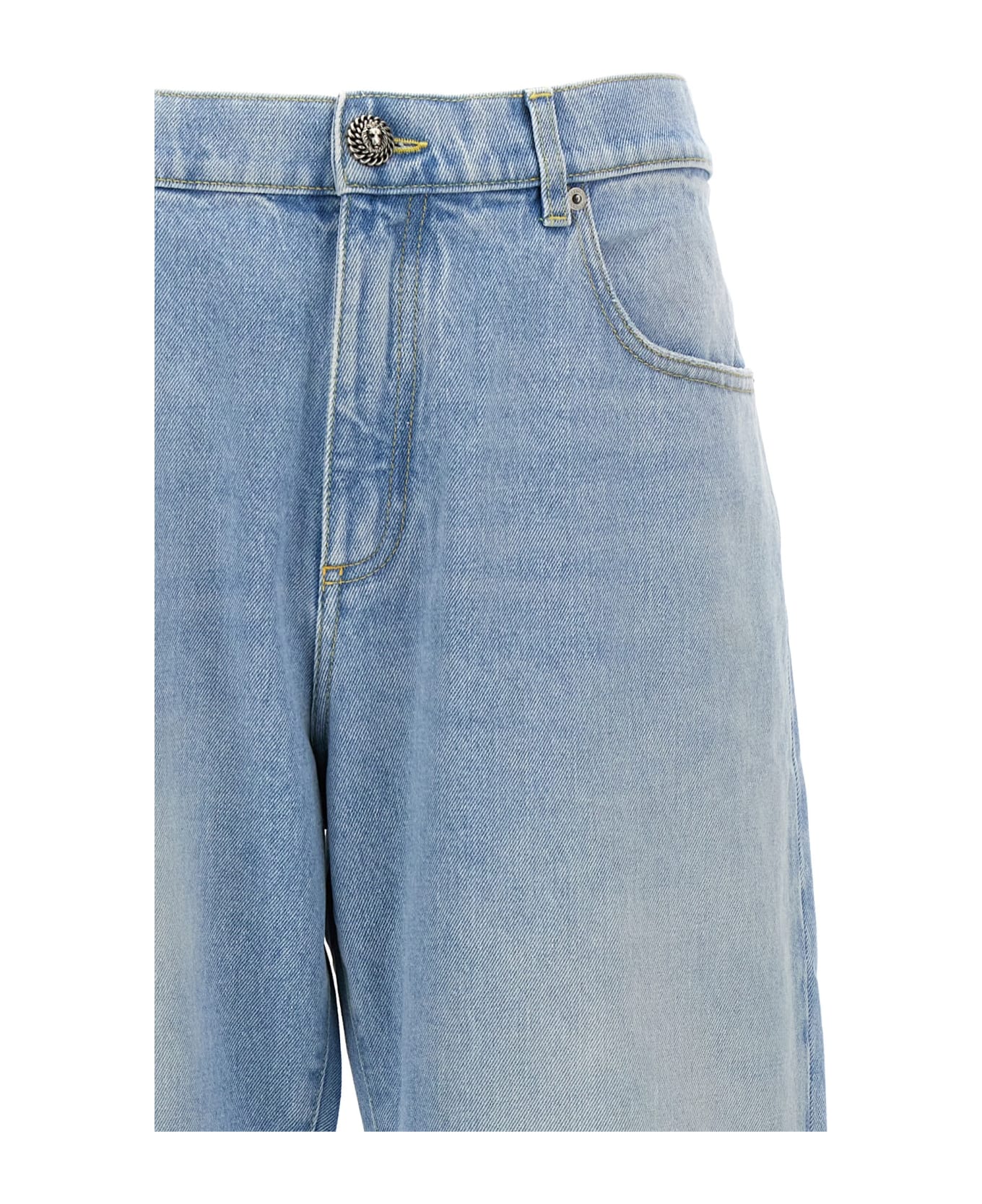 Balmain Loose Jeans - BLEUJEANCLAIR