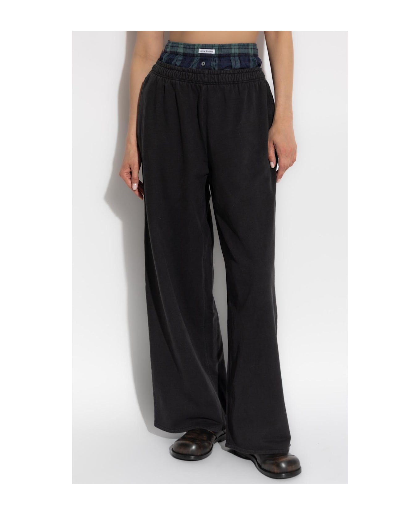 Acne Studios Wide-leg Sweatpants - Black