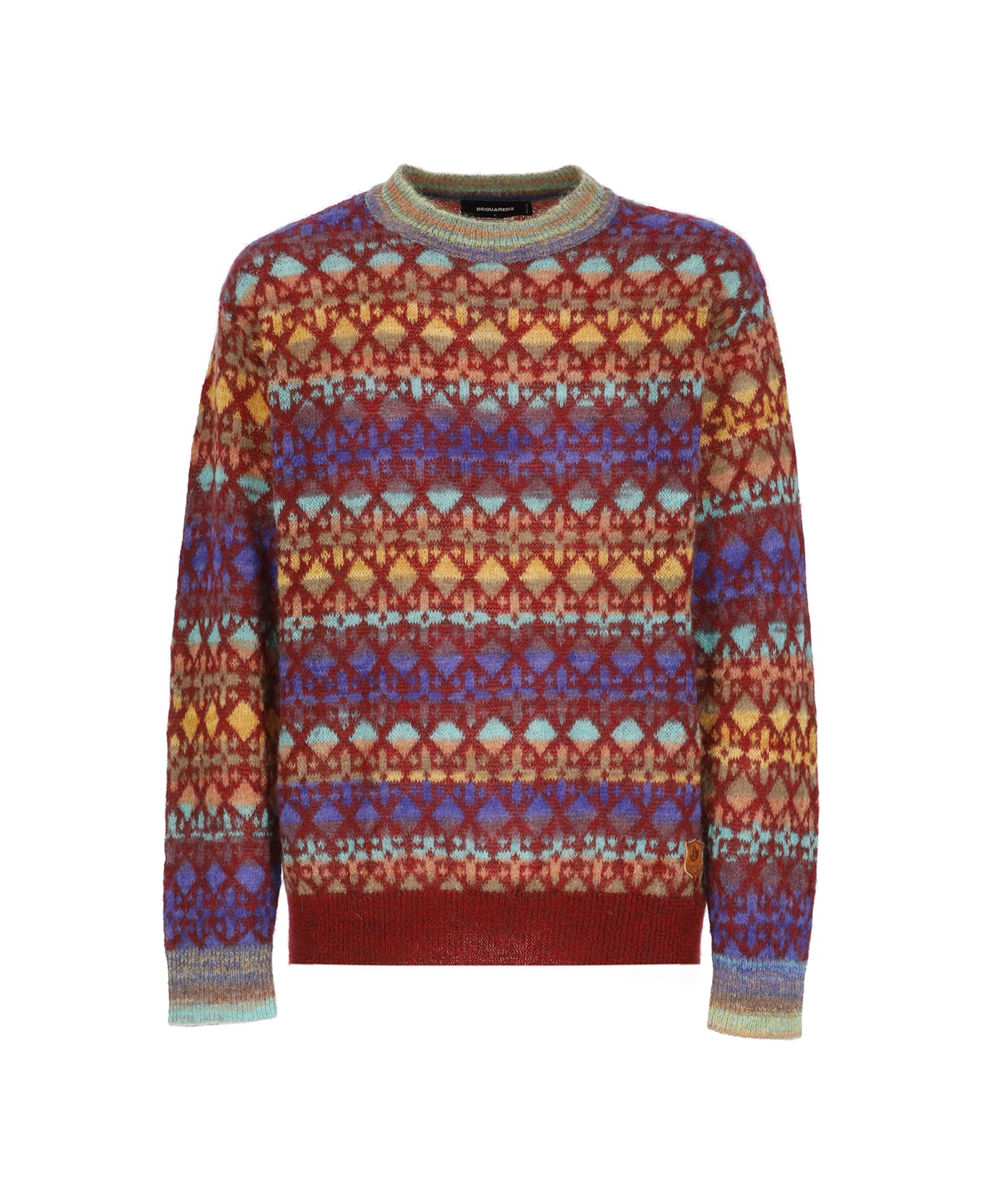 Dsquared2 Jacquard Crewneck Sweater - 962