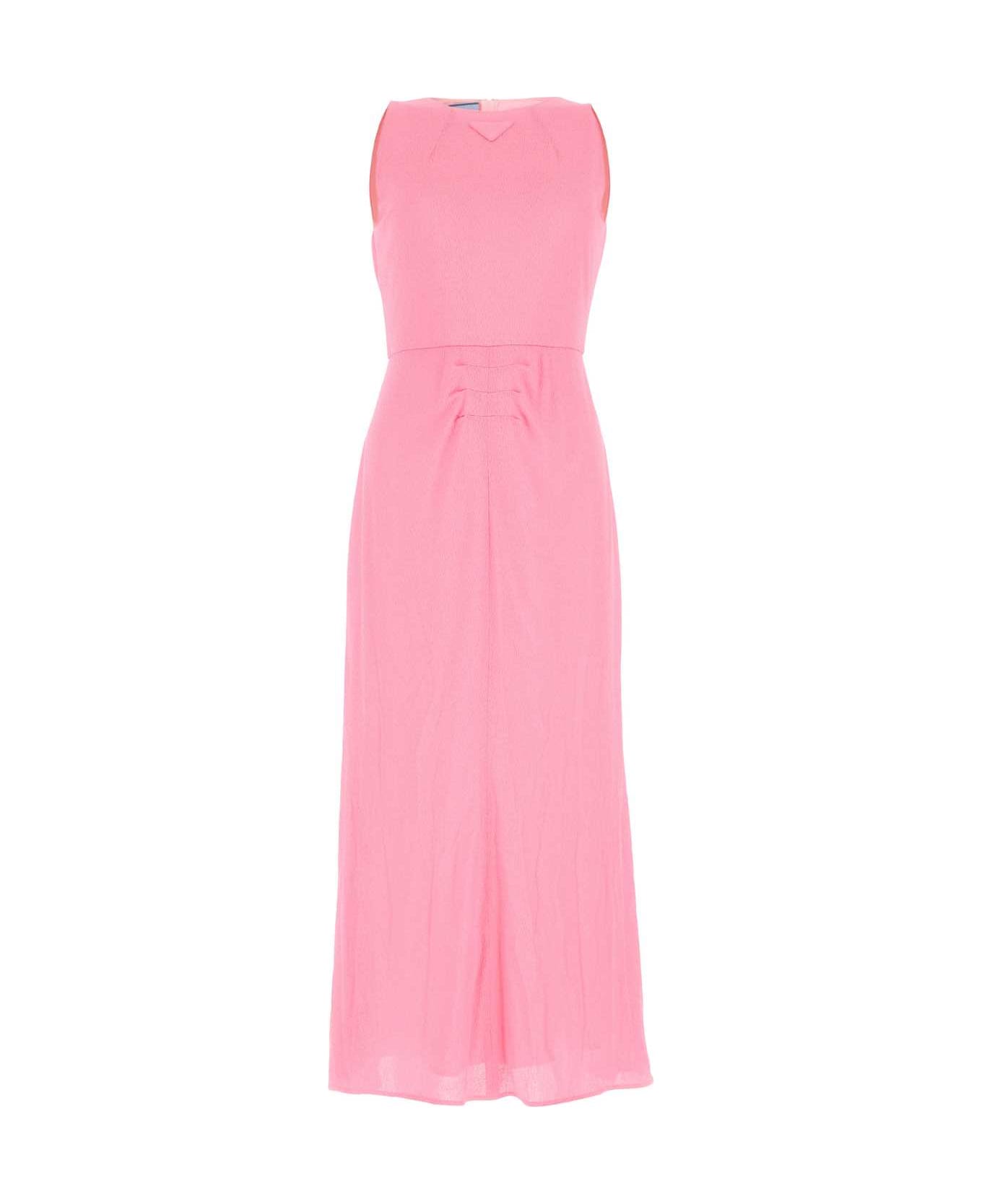 Prada Pink Sable Dress - Pink