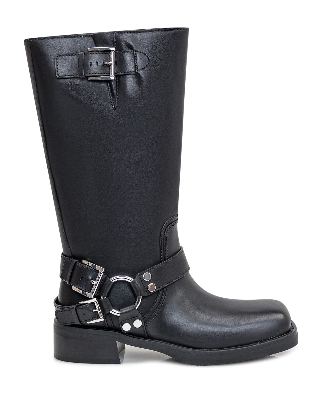 Michael Kors Crosby Moto Boot - BLACK