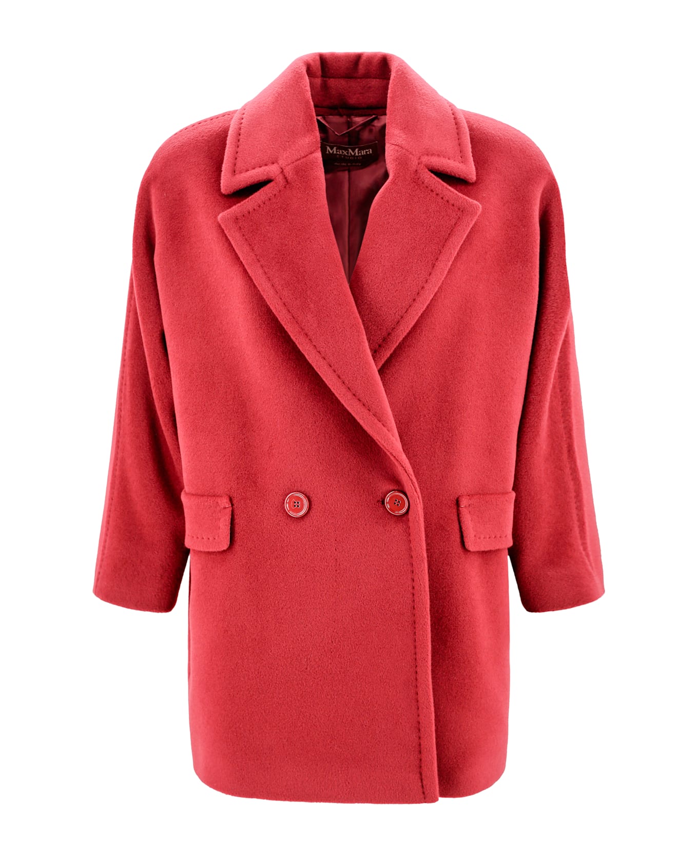 Max Mara Studio Double-breasted Wool Jacket