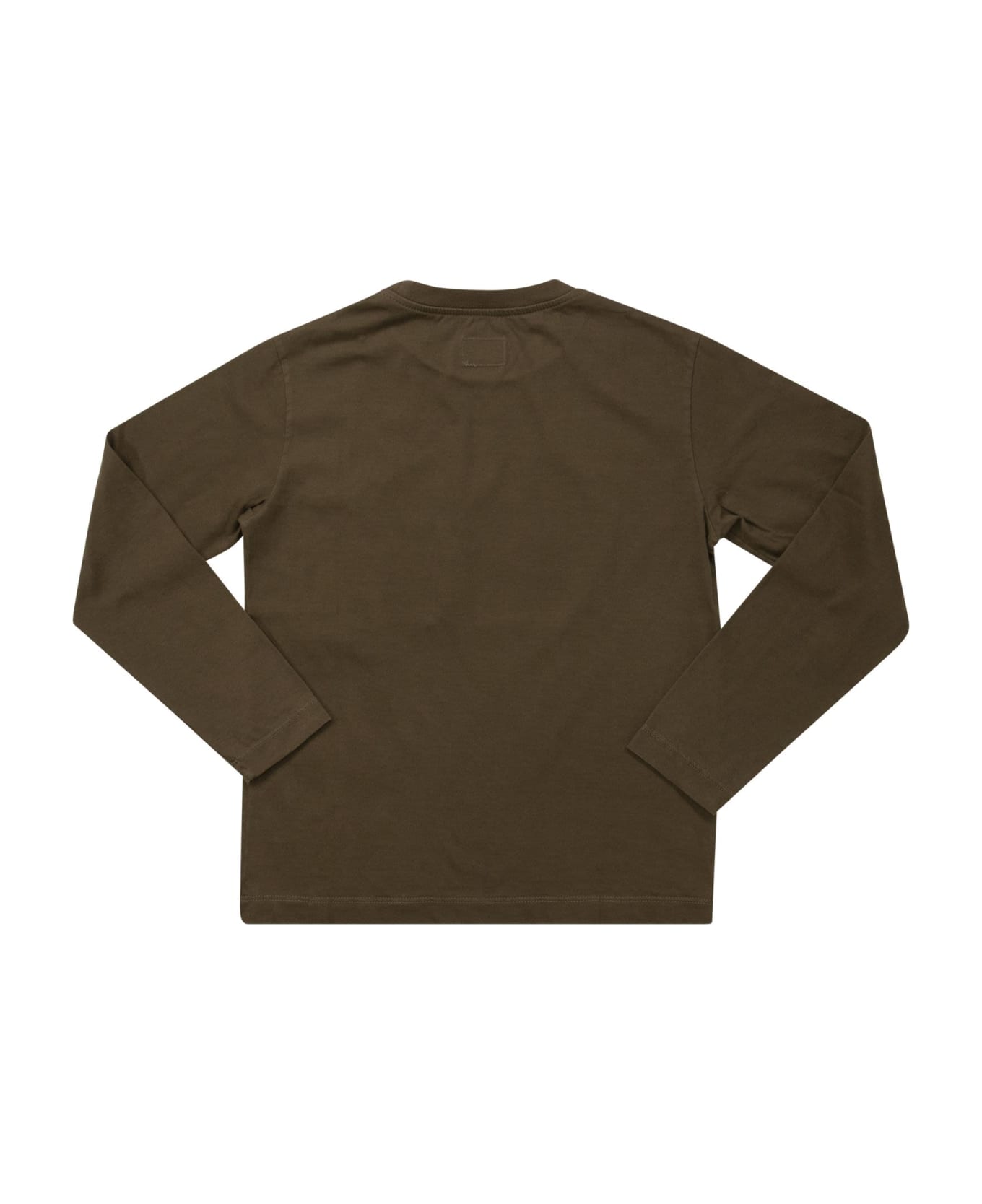 C.P. Company Logo Long Sleeved T-shirt - Forest