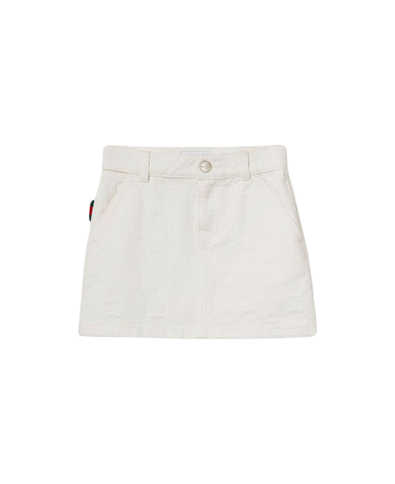 Gucci Kids Skirts White - White