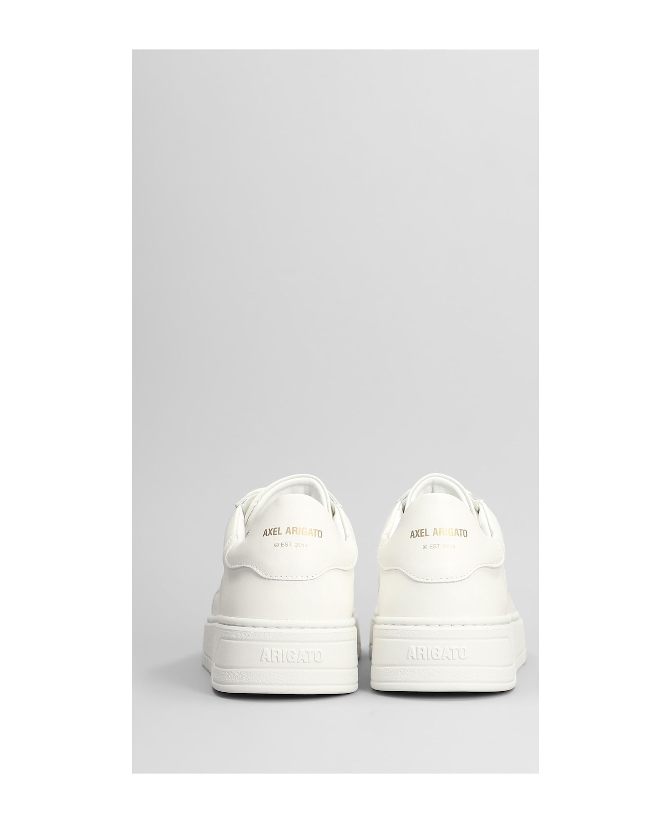Axel Arigato Orbit Vintage Sneakers In White Leather - white