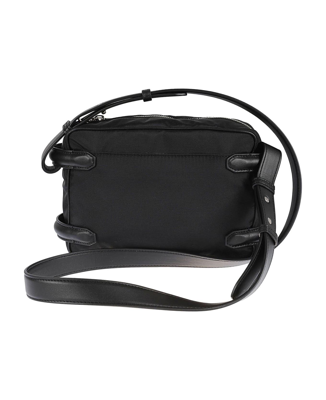 Alexander McQueen Cross Top Zip Shoulder Bag - Black