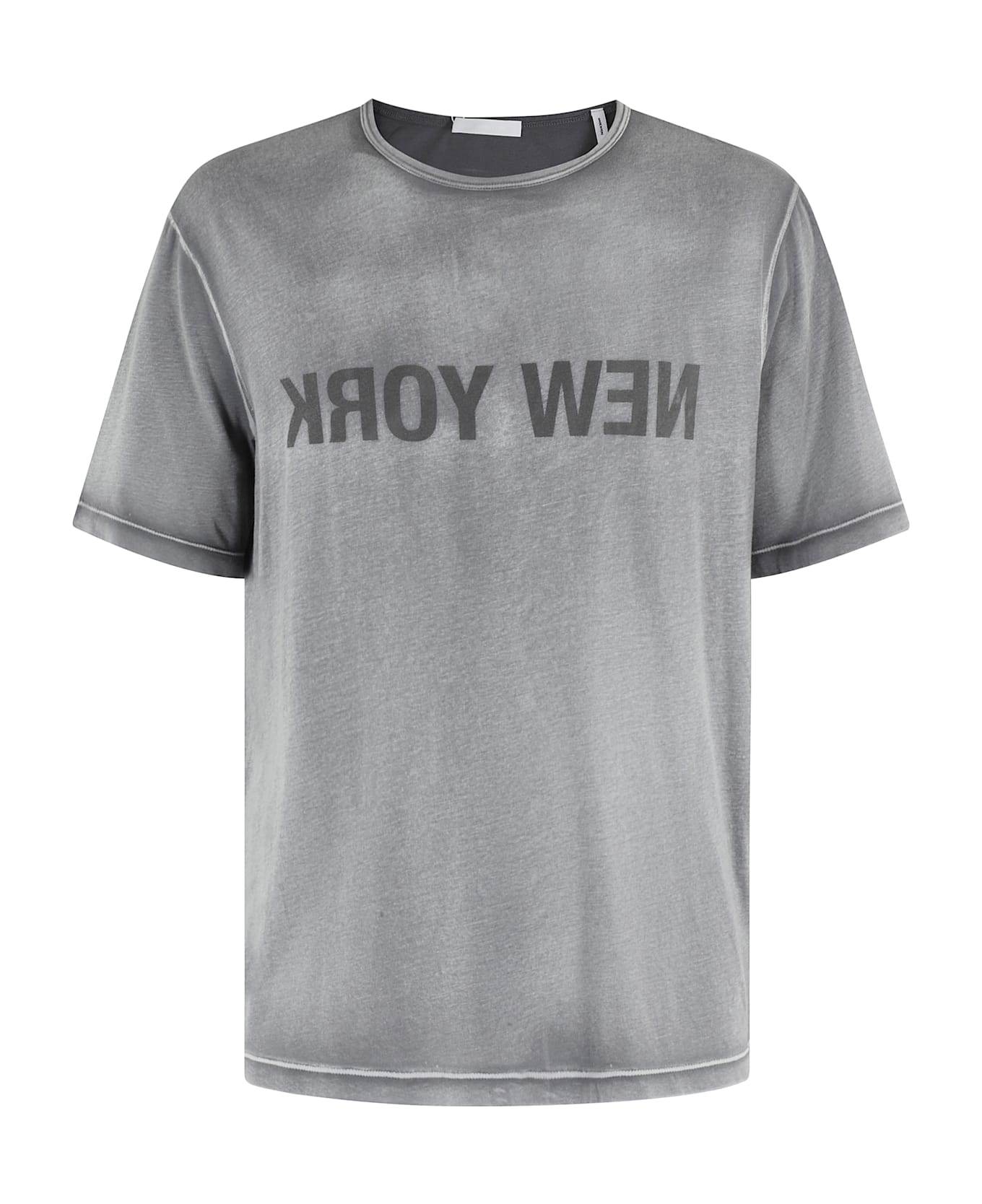 Helmut Lang New York Tee - Gunmetal