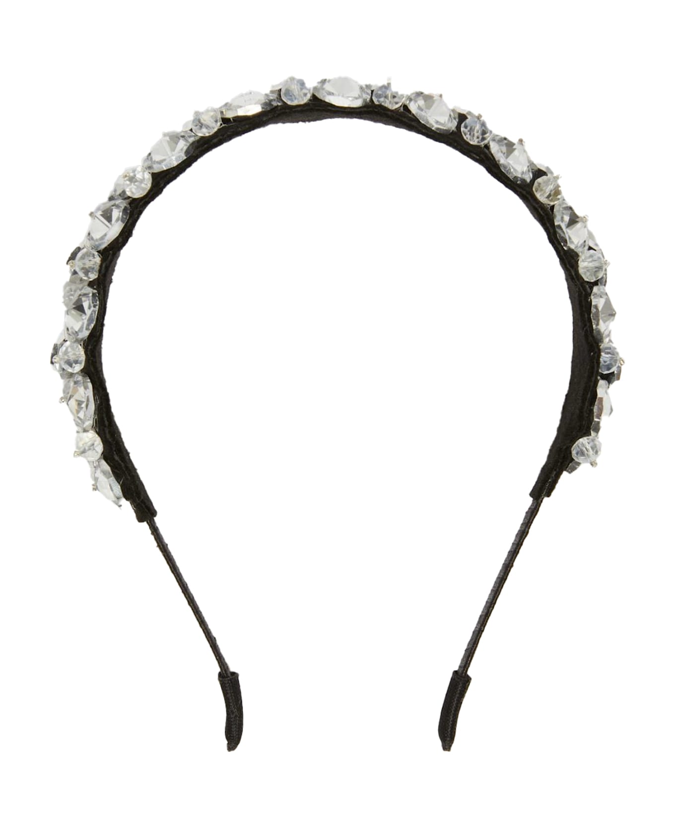 Weekend Max Mara Gerba Headband With Crystals - Crystal