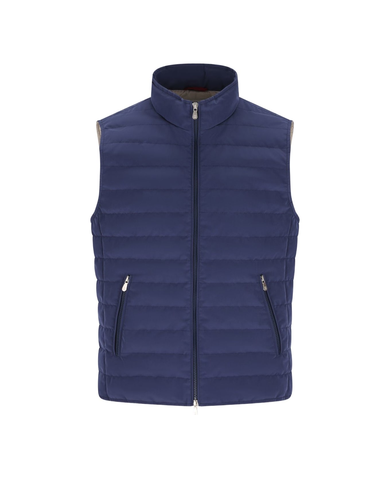 Brunello Cucinelli Down Vest - Blue