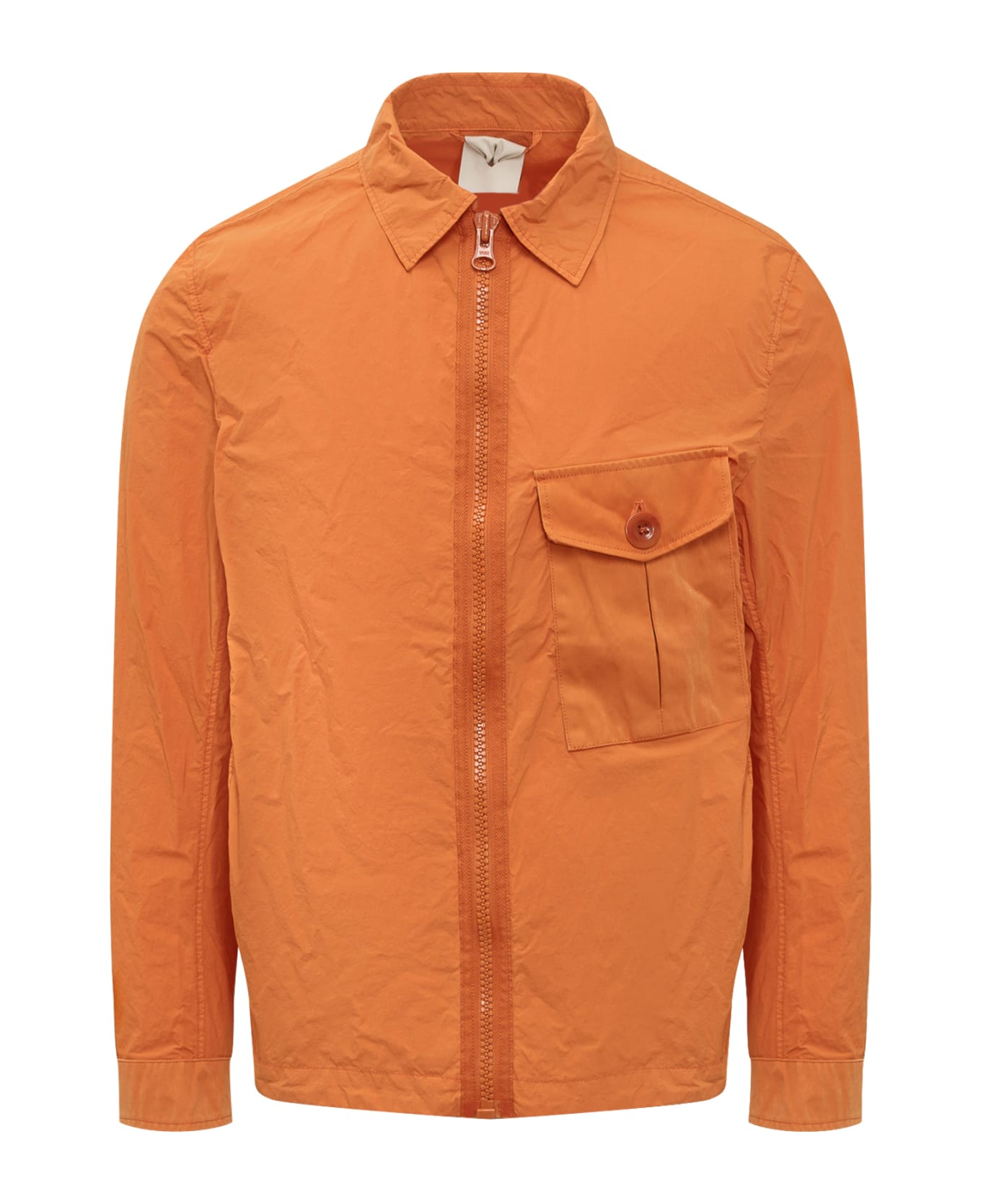 Ten C Shirt Jacket - ARANCIONE/PESCA