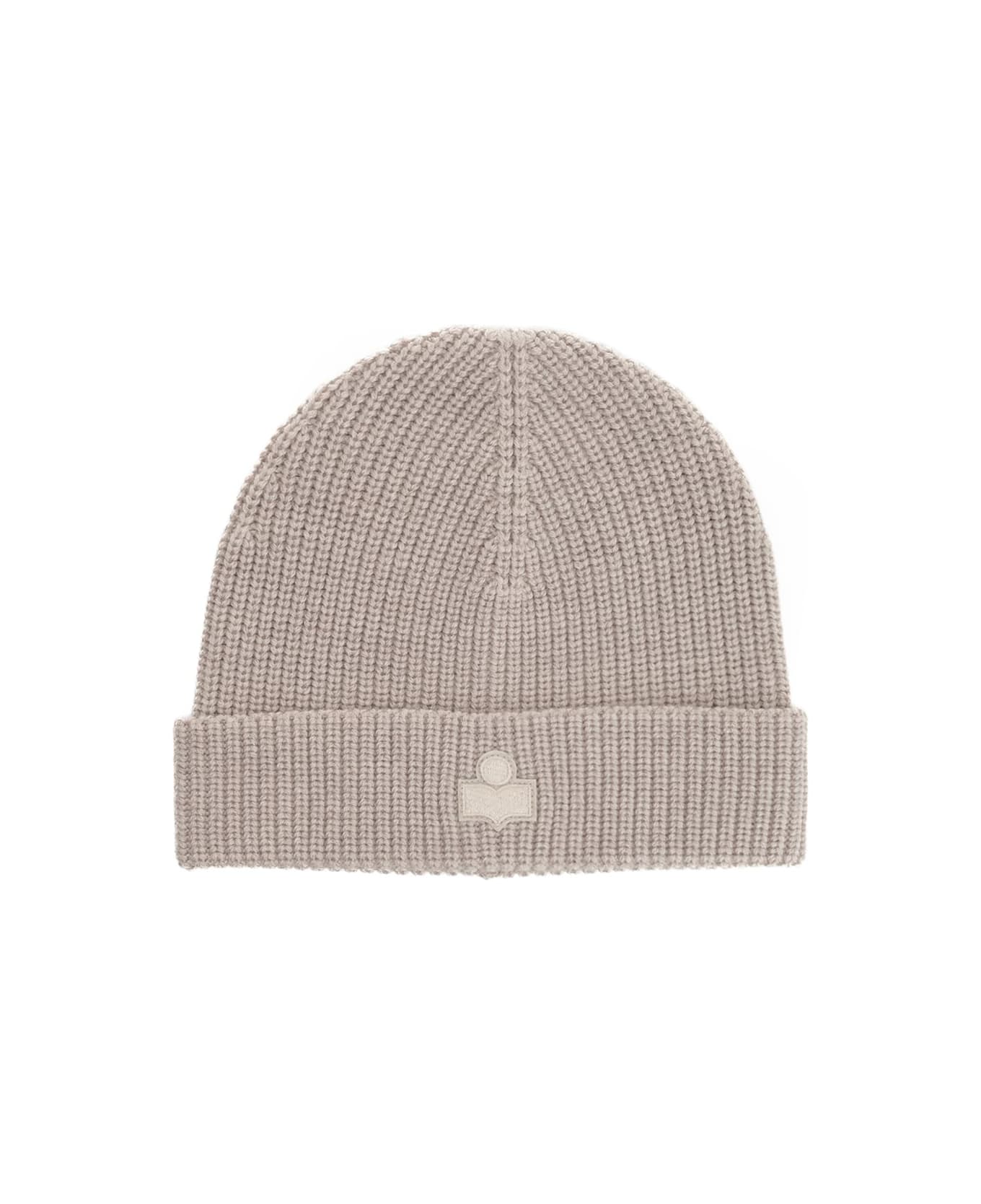 Isabel Marant Merino Wool Hat - BEIGE