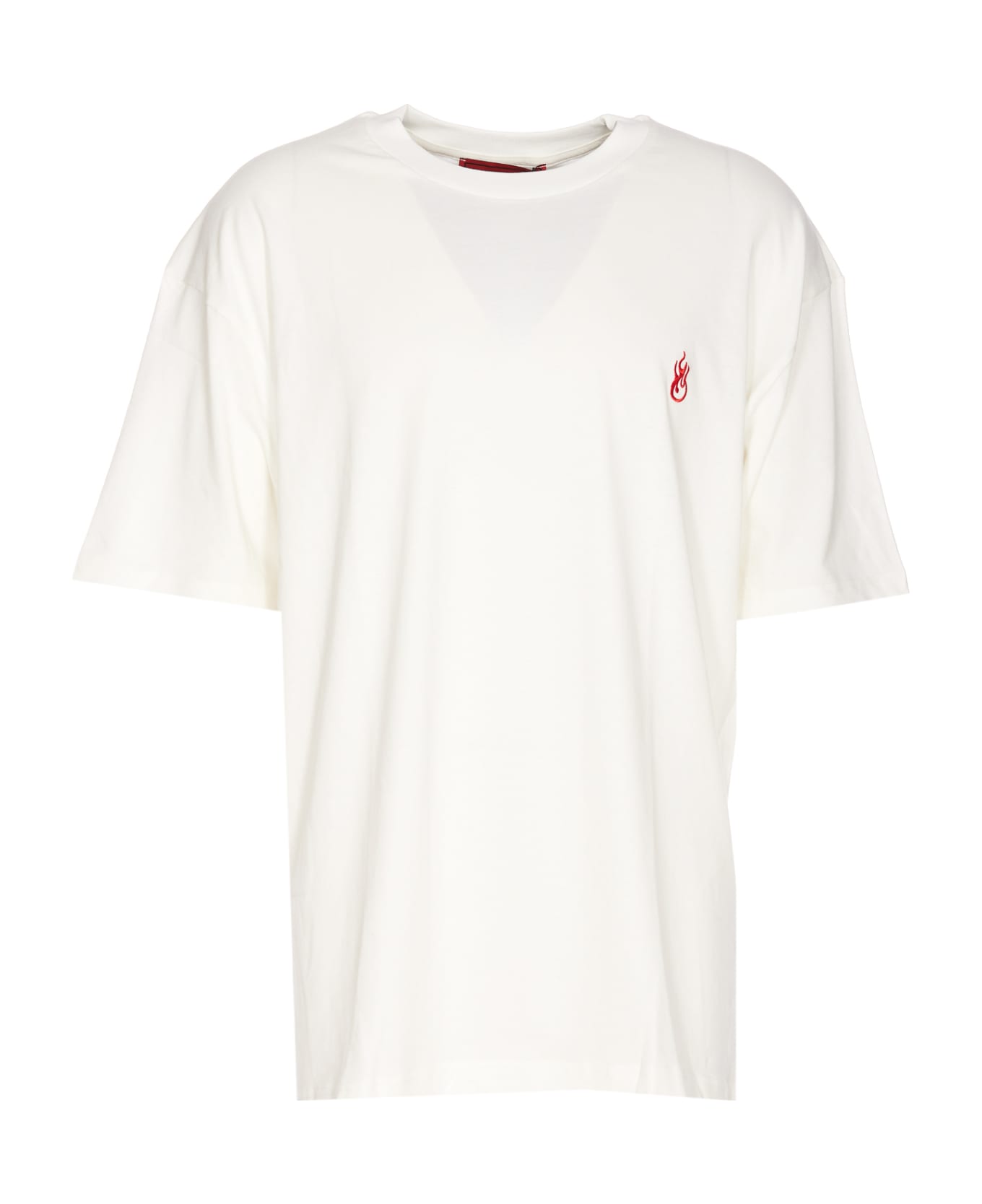 Vision of Super Flame Logo T-shirt - White