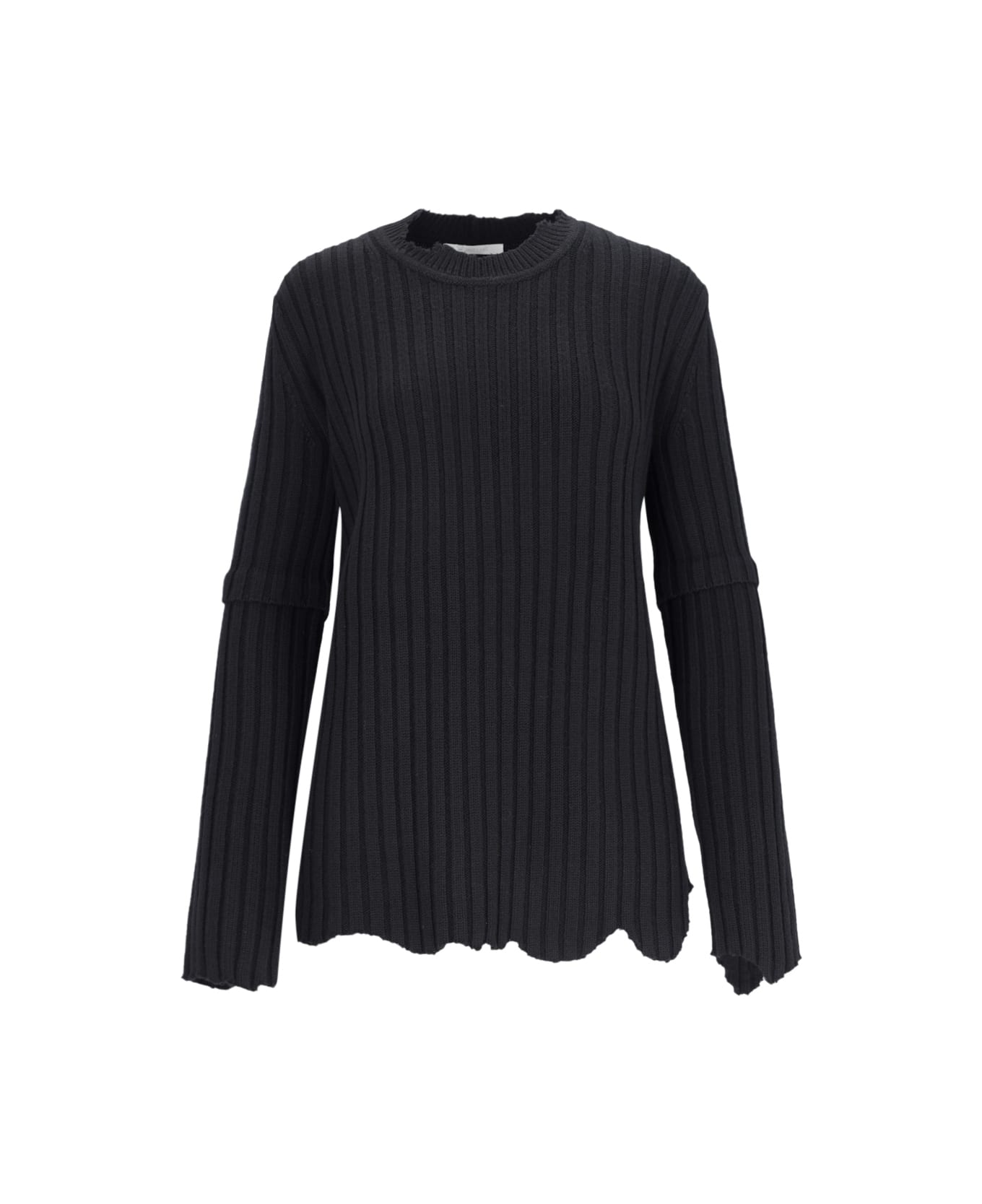 Helmut Lang Destroyed Sweater - Black  