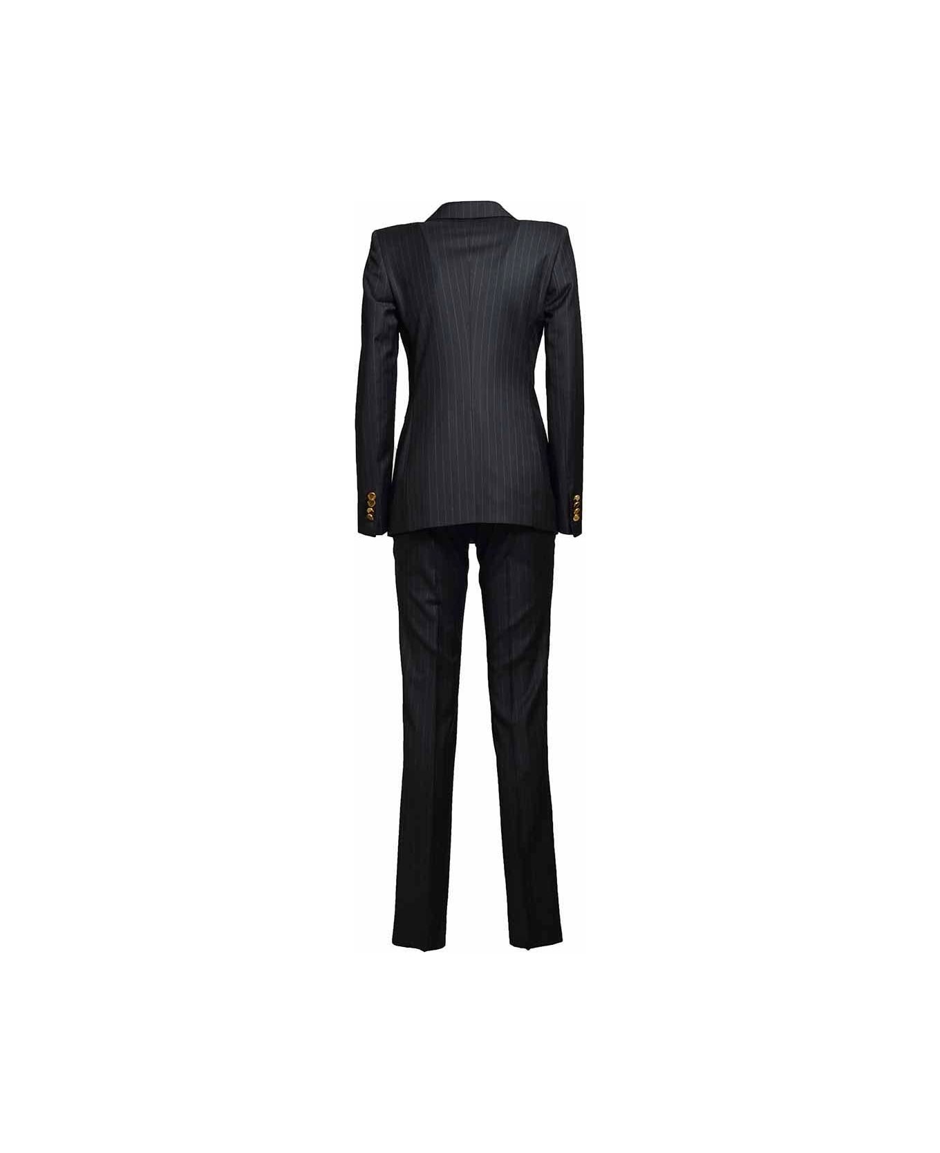 Tagliatore Double-breasted Two-piece Suit Set - Nero