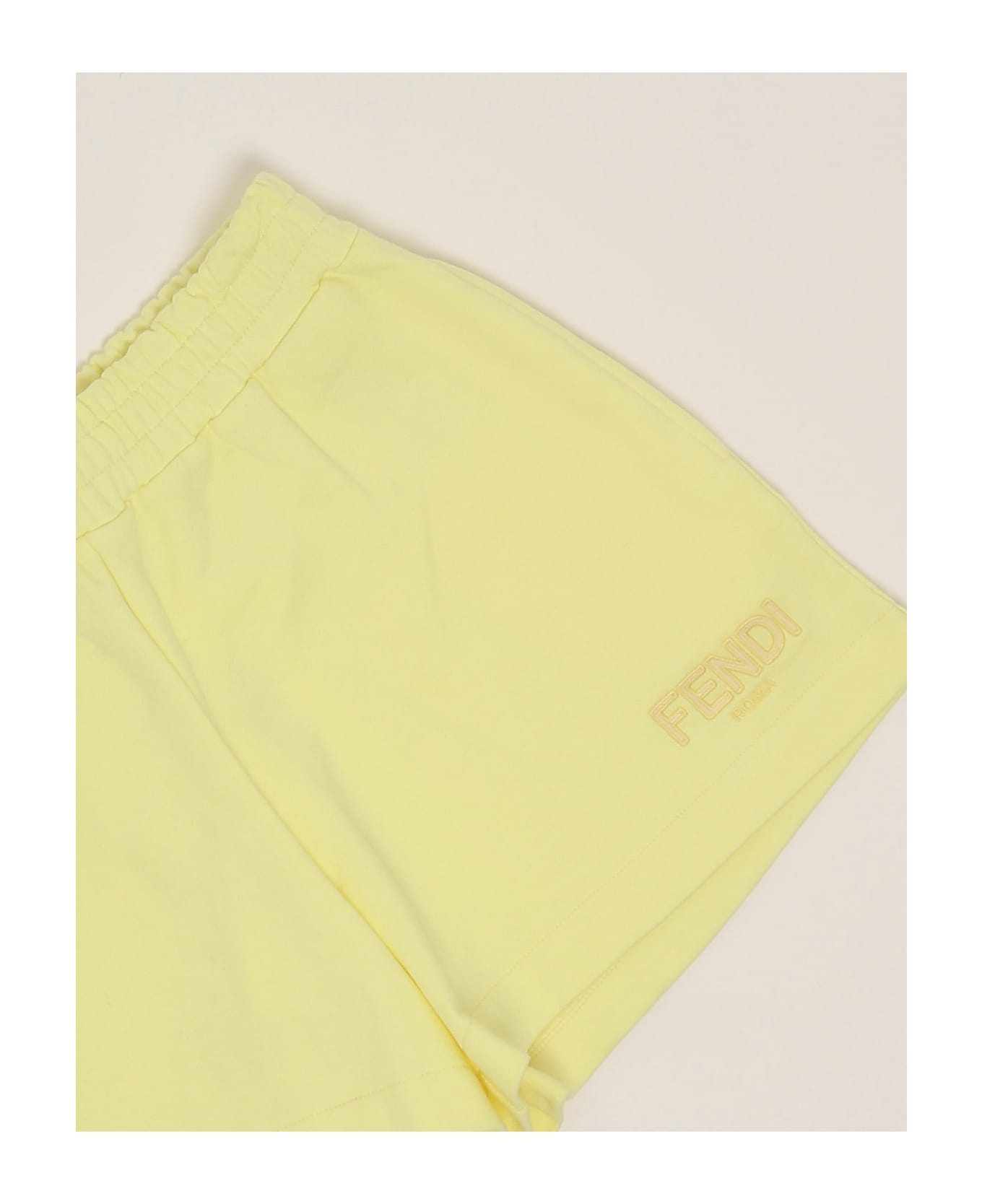 Fendi Sweatshorts Shorts - GIALLO CHIARO