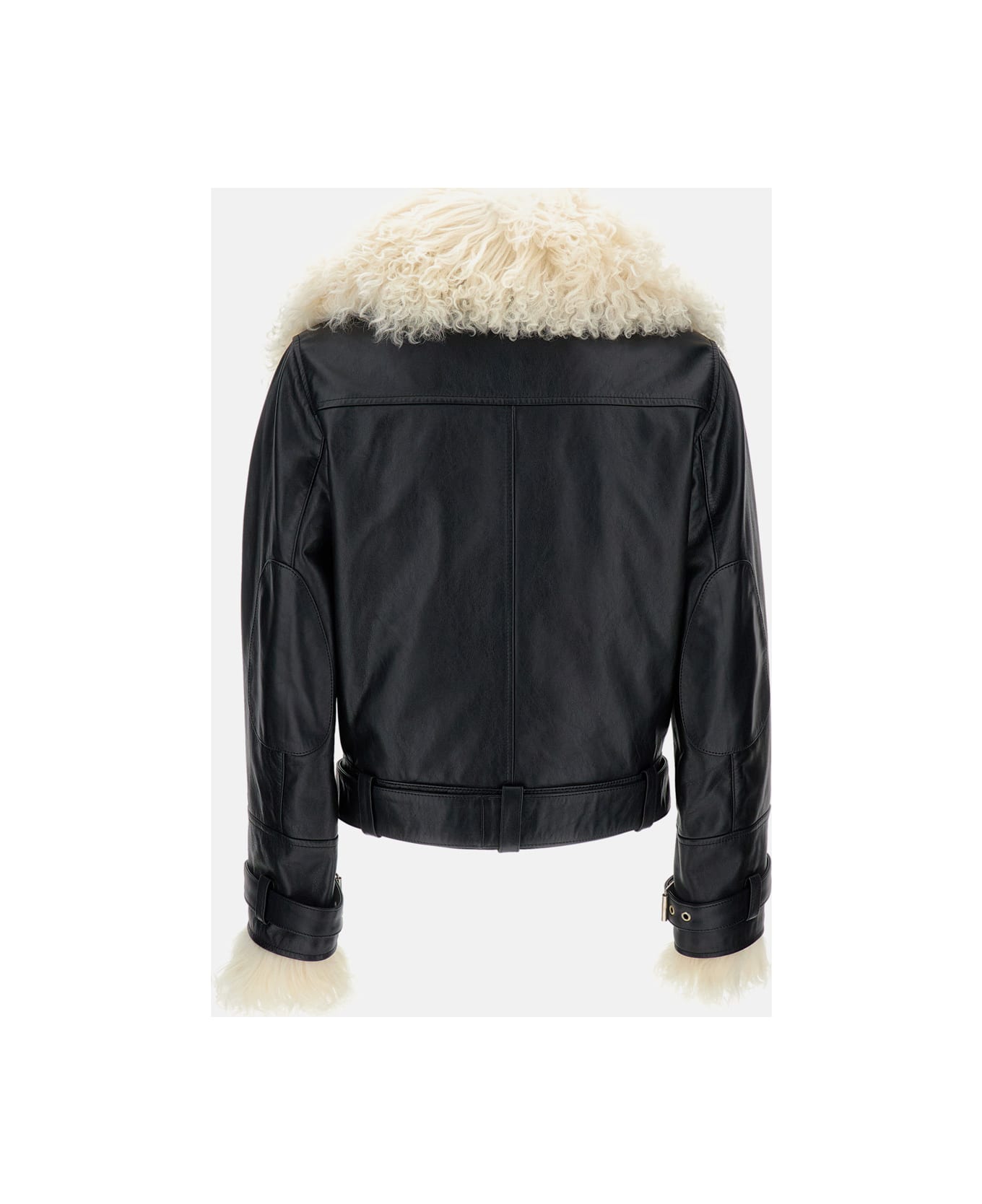 Wales Bonner Bridge Leather Jacket - Black