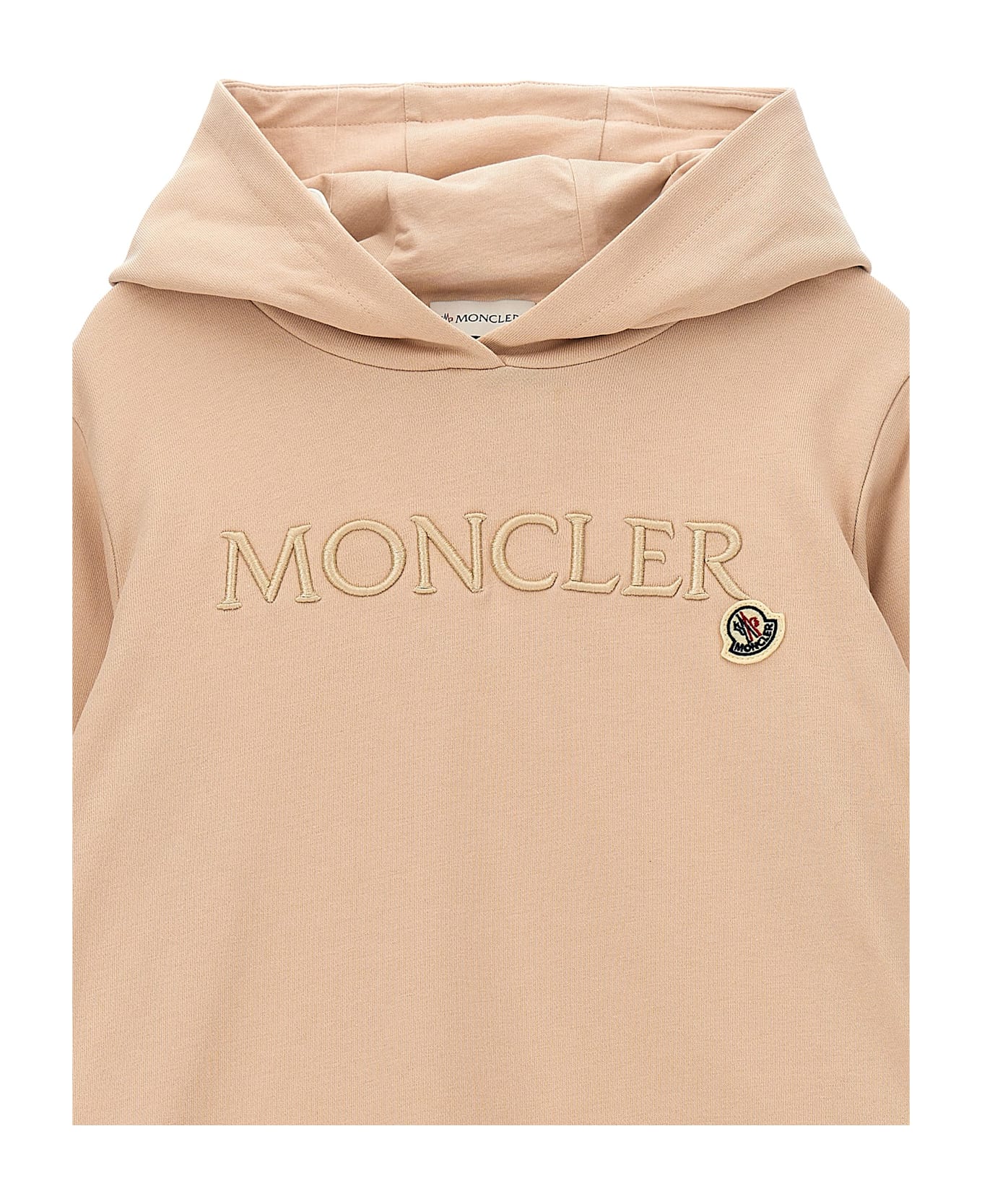Moncler Embroidered Hoodie - Pink