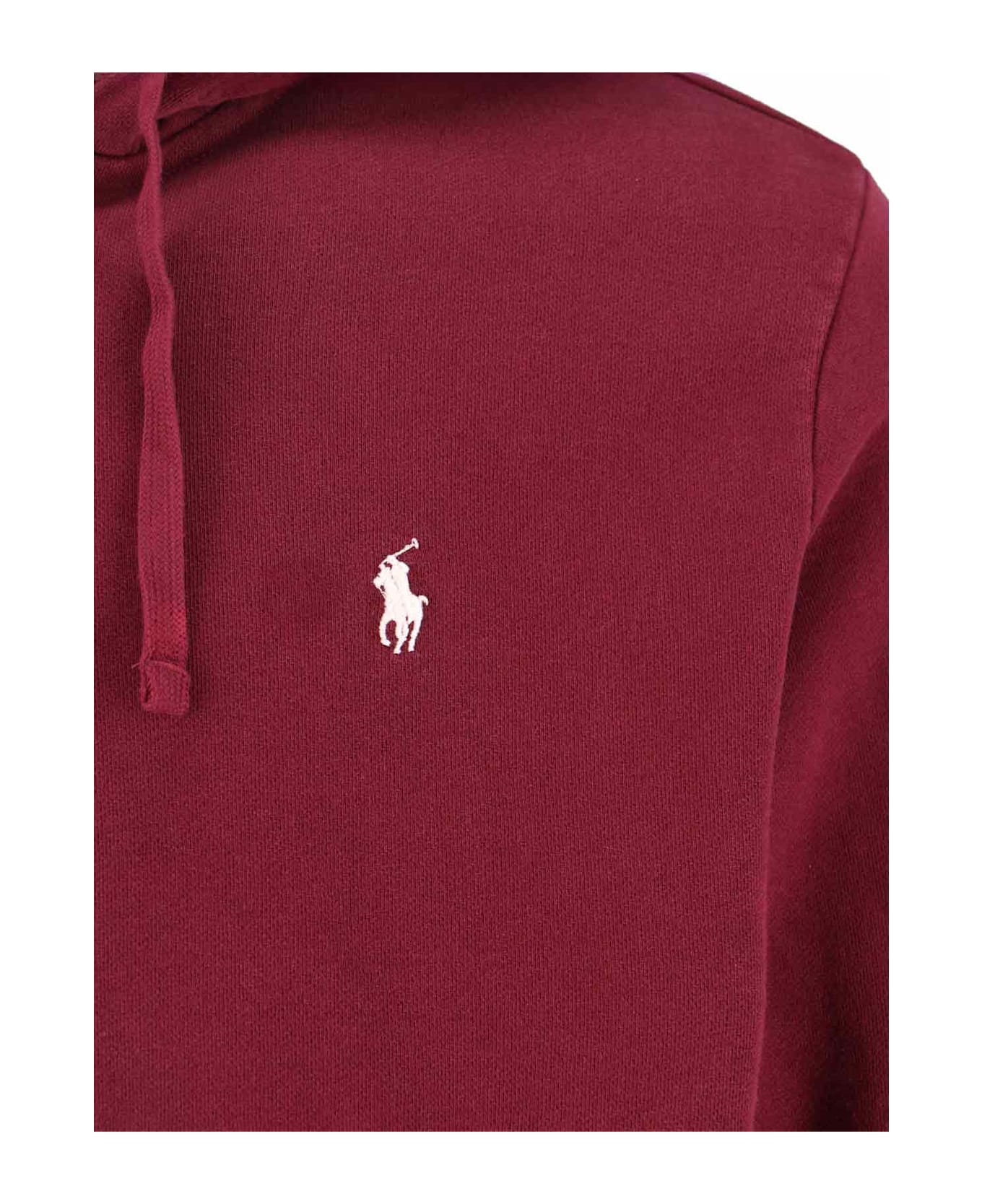 Polo Ralph Lauren Logo Zip Sweatshirt - Red