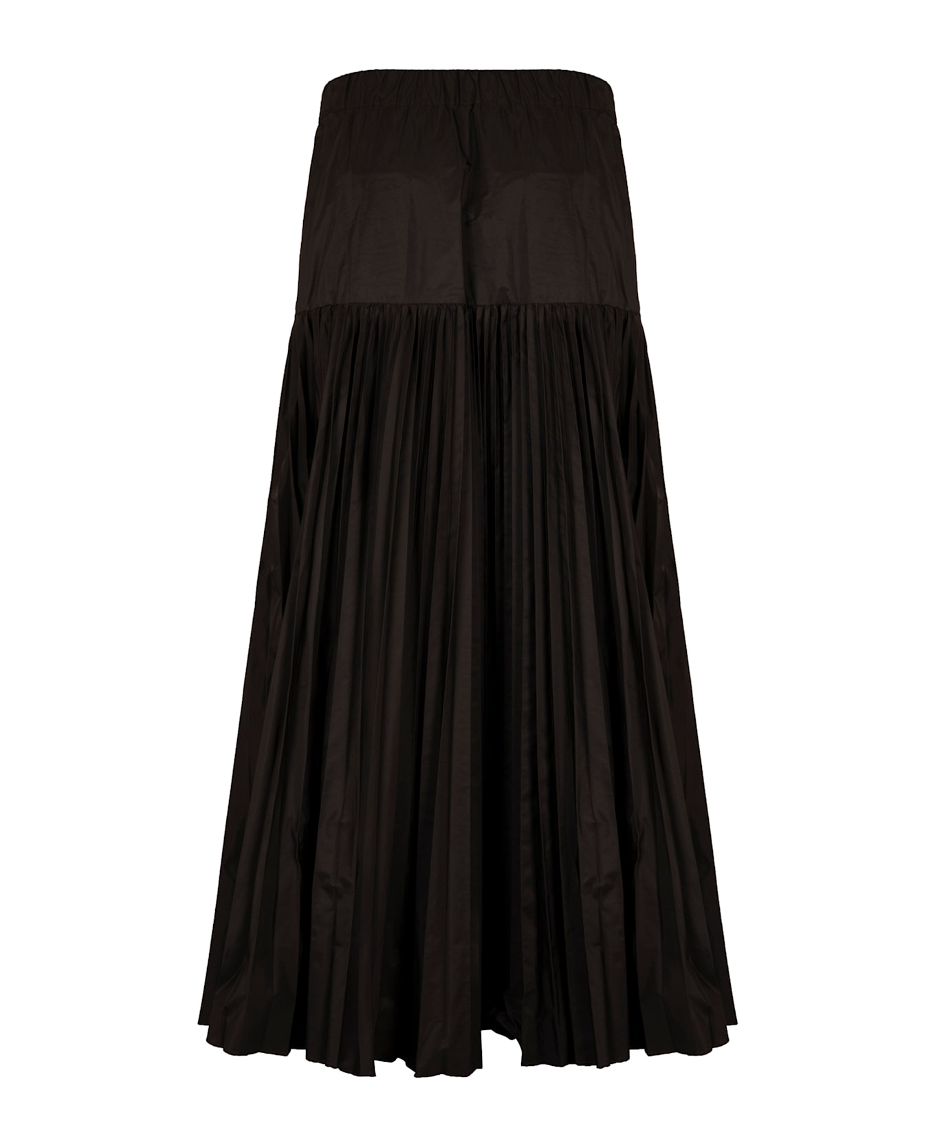 Parosh Pleated Skirt - brown