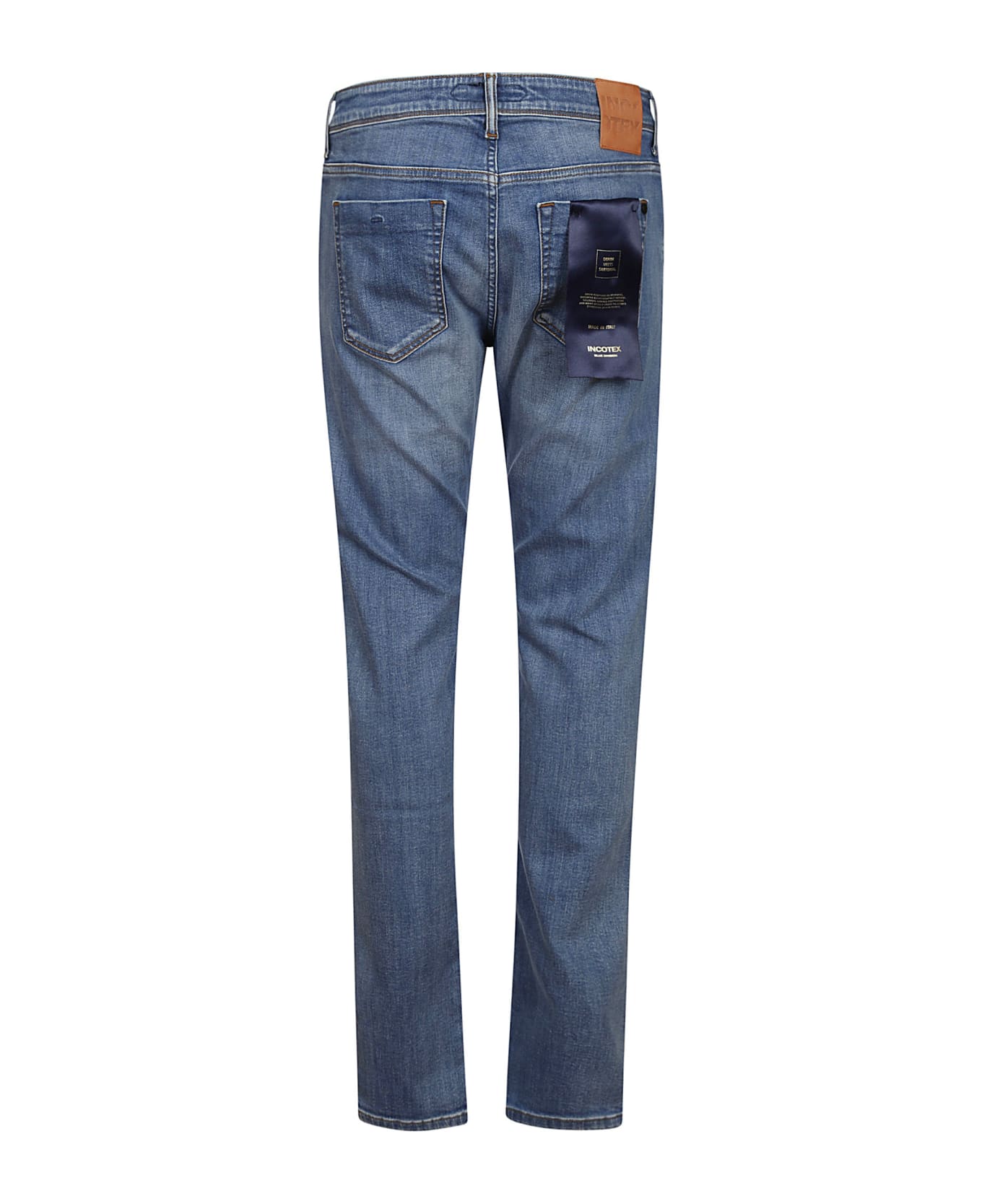 Incotex Jeans - Medium Blue Denim