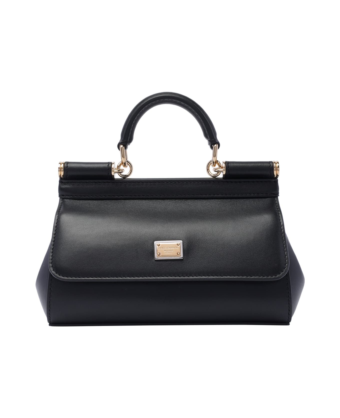 Dolce & Gabbana Small Sicily Handbag - Black