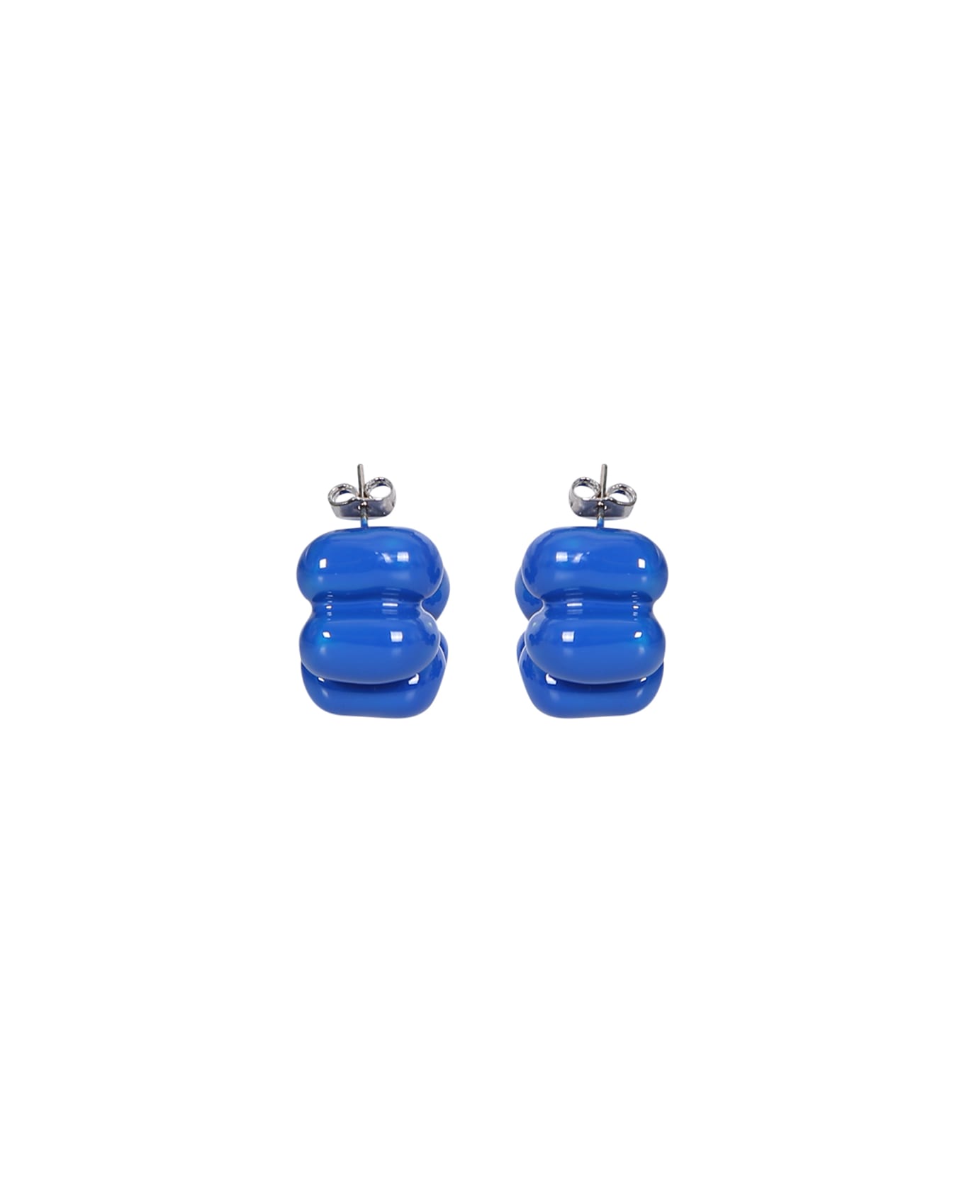 Sunnei Blue Puffy Earrings - Blue