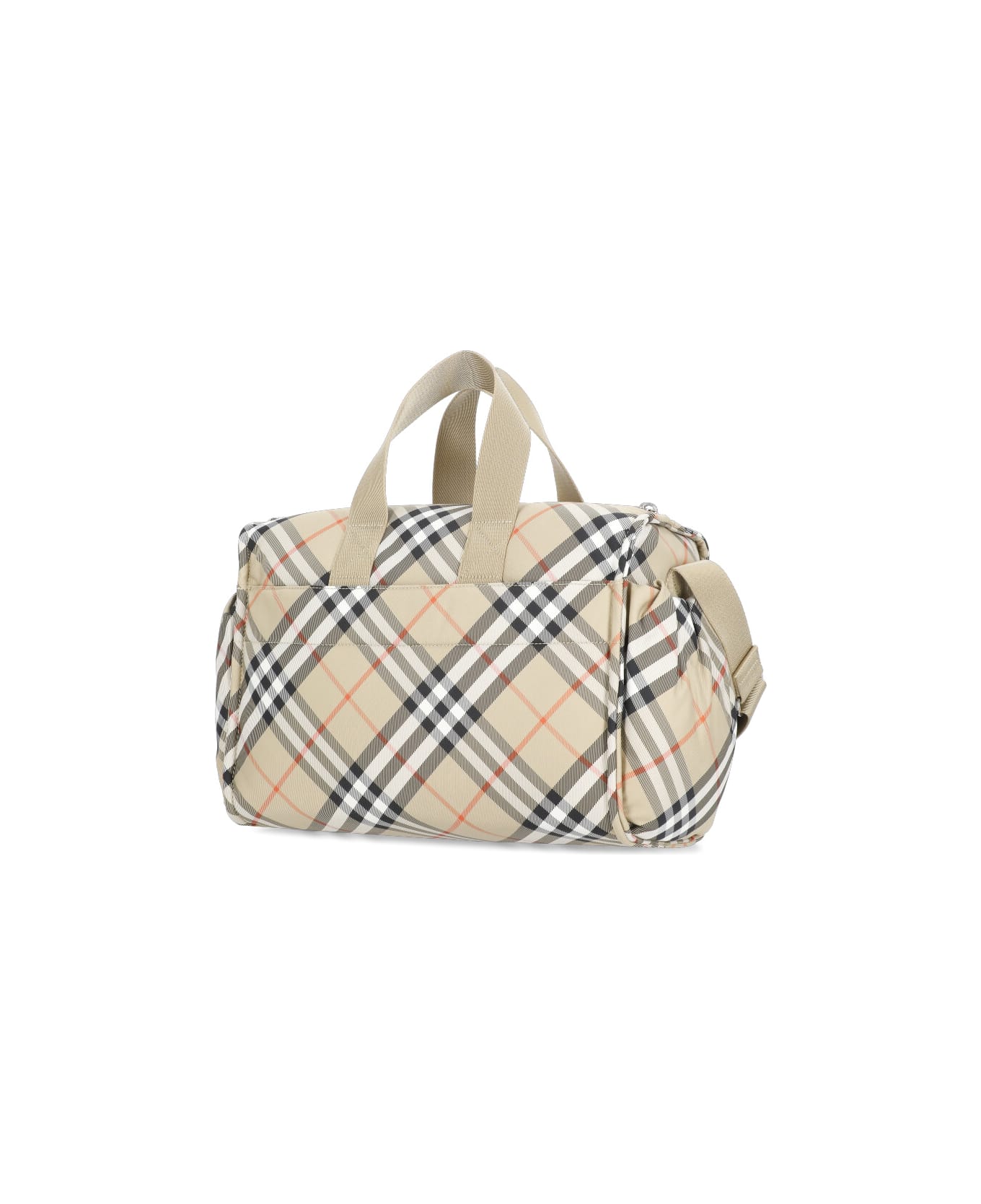 Burberry Check Duffel Bag - Beige