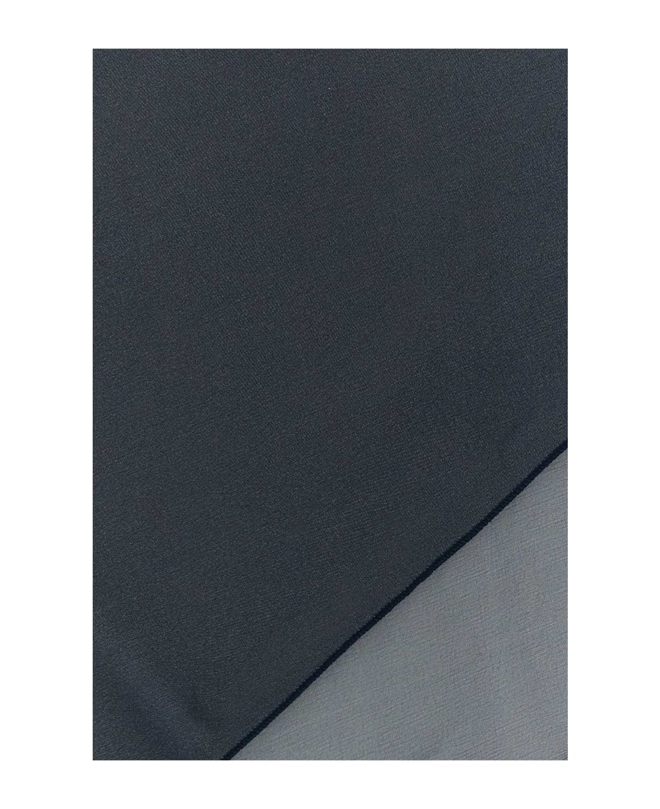 Alberta Ferretti Midnight Blue Silk Foulard - BLU