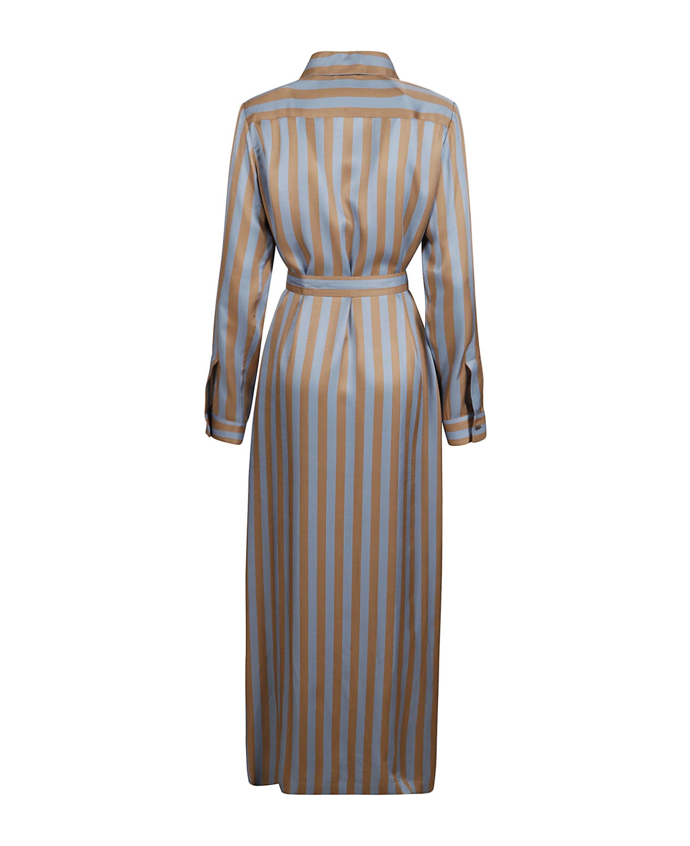 Aspesi Stripe Print Long Dress - RIGA AVIO
