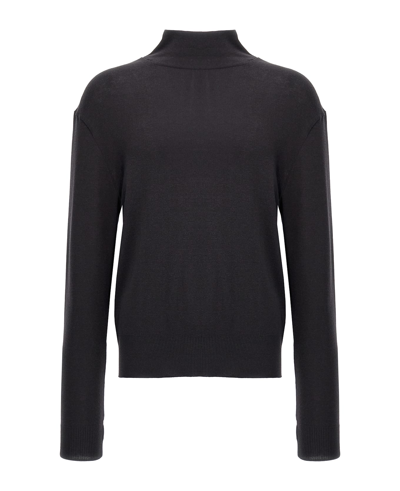 Lemaire 'seamless Turtle' Sweater - Black