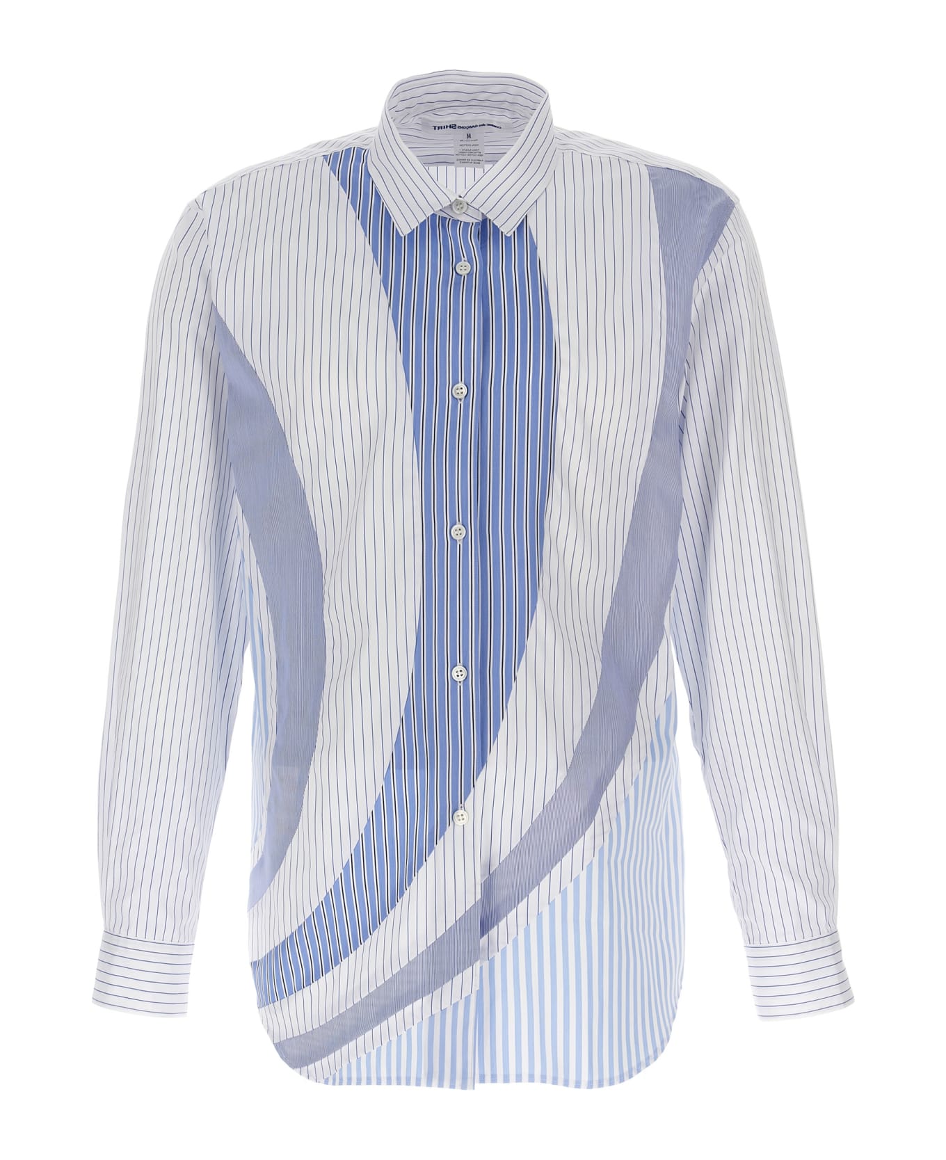 Comme des Garçons Shirt Striped Shirt - Light Blue