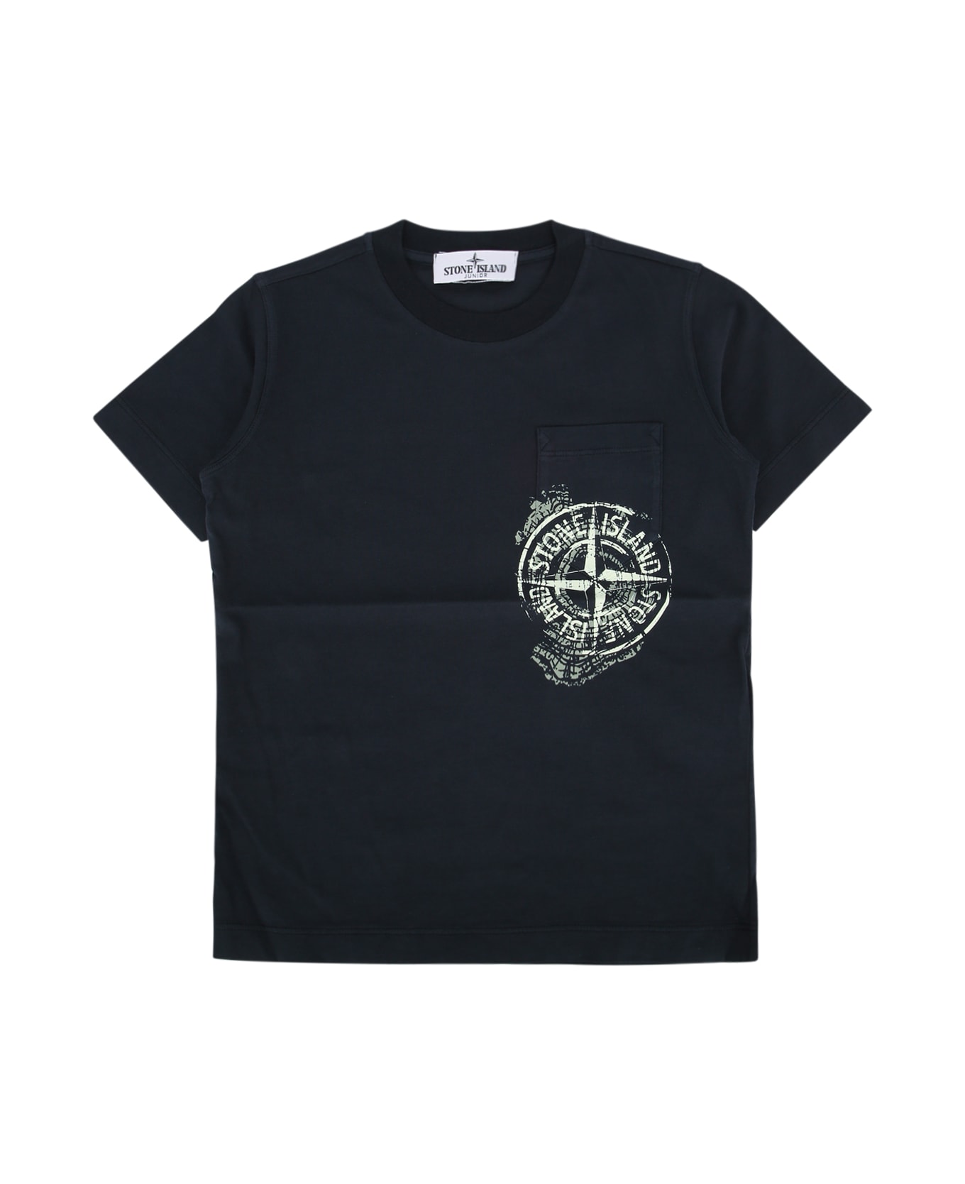 Stone Island Junior Ss T-shirt - NAVYBLUE