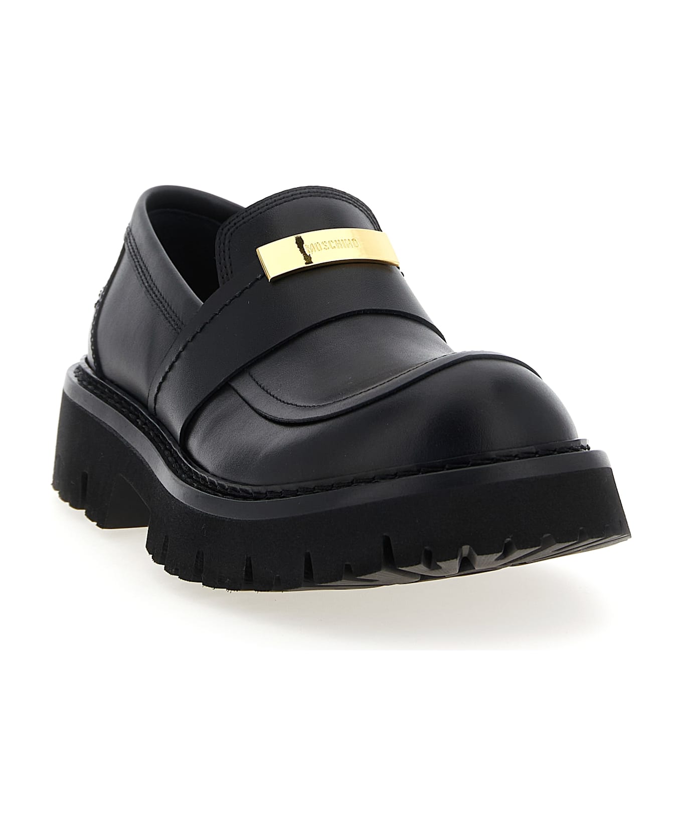 Moschino 'brick' Loafers - Black  