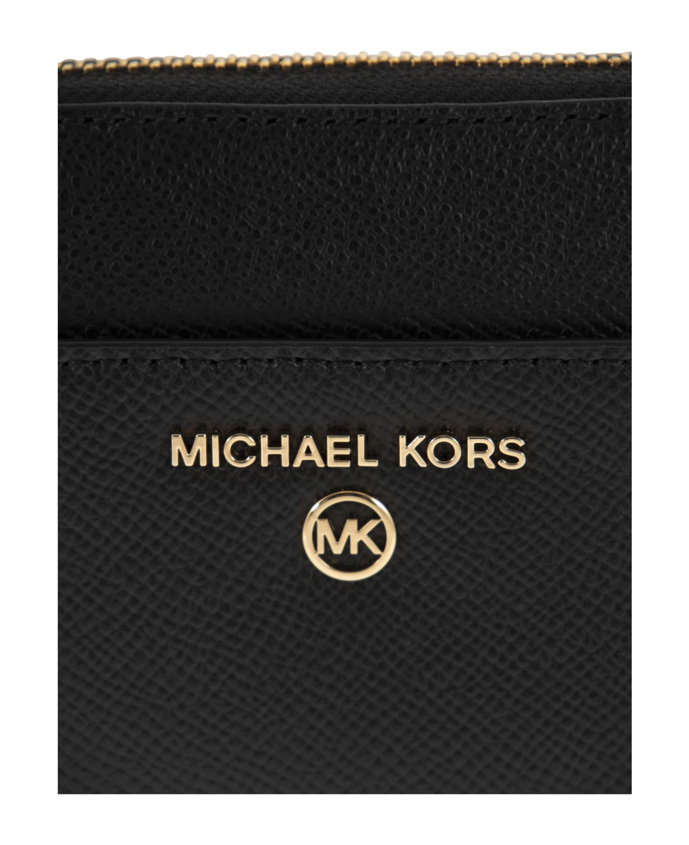 Michael Kors Continental Wallet With Logo - Black 財布